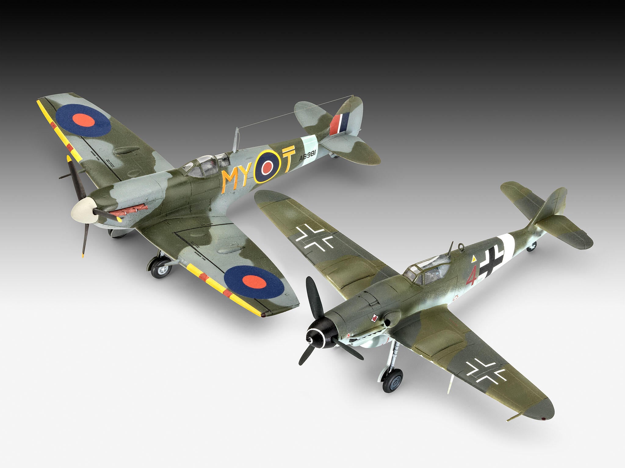 Revell Combat Set Messerschmitt & Spitfire Rev03710