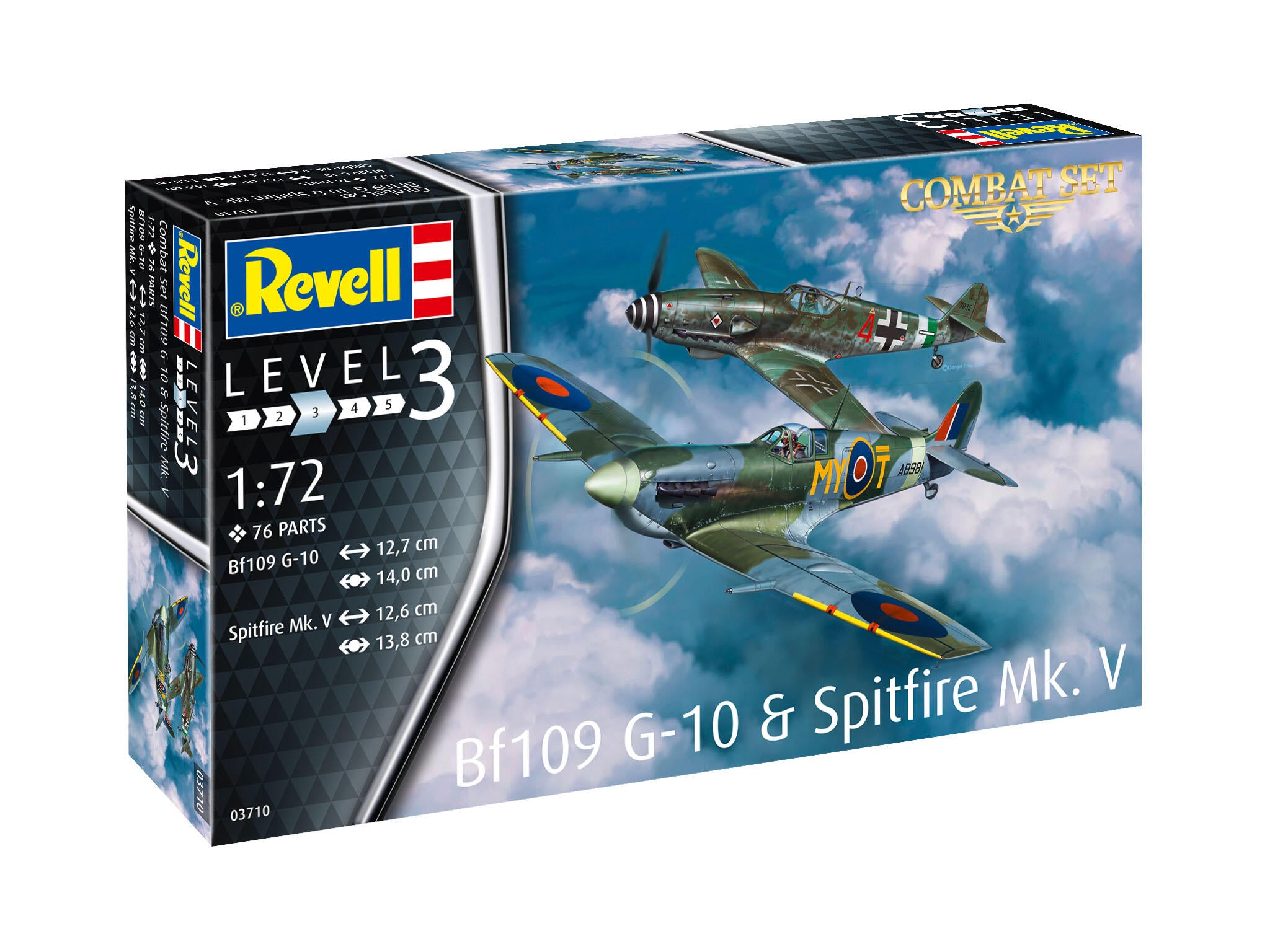 Revell Combat Set Messerschmitt & Spitfire Rev03710