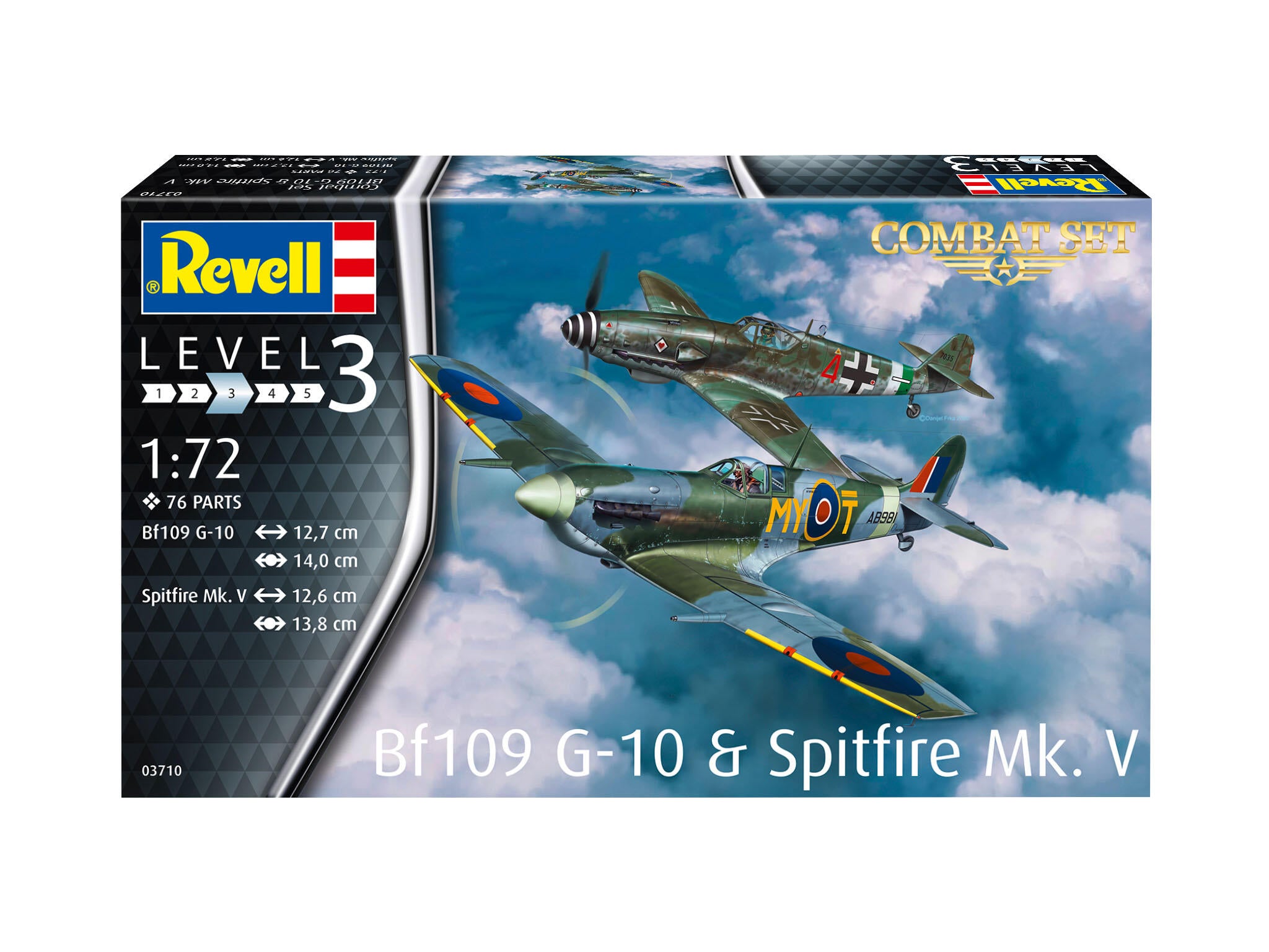 Revell Combat Set Messerschmitt & Spitfire Rev03710