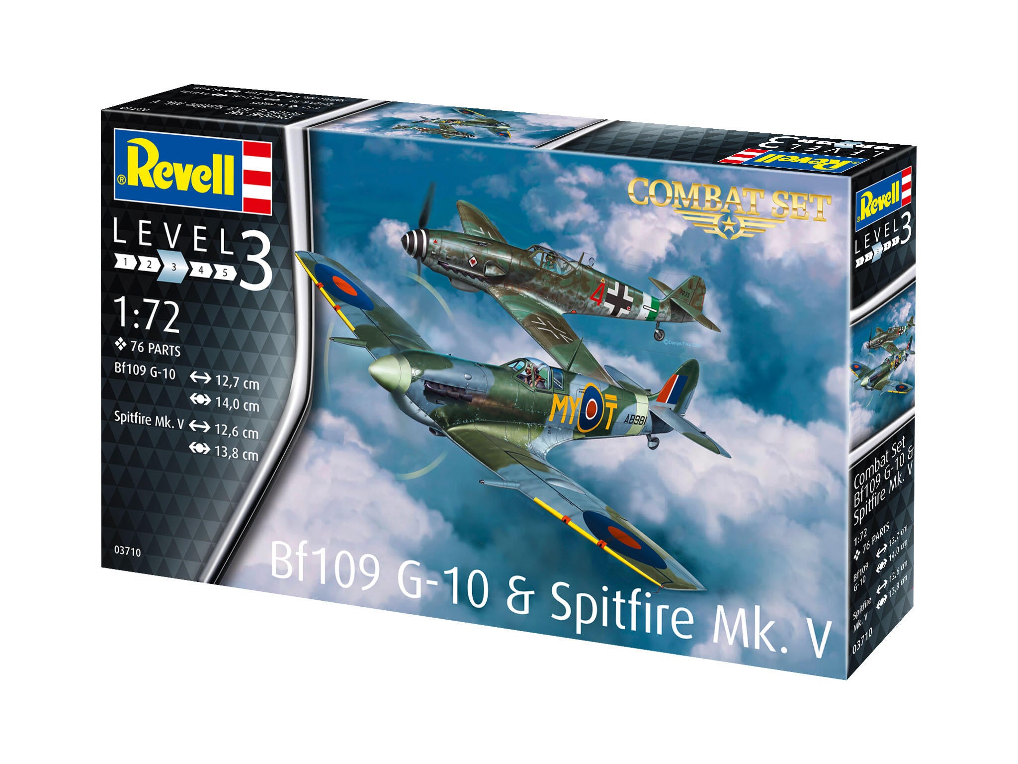 Revell Combat Set Messerschmitt & Spitfire Rev03710