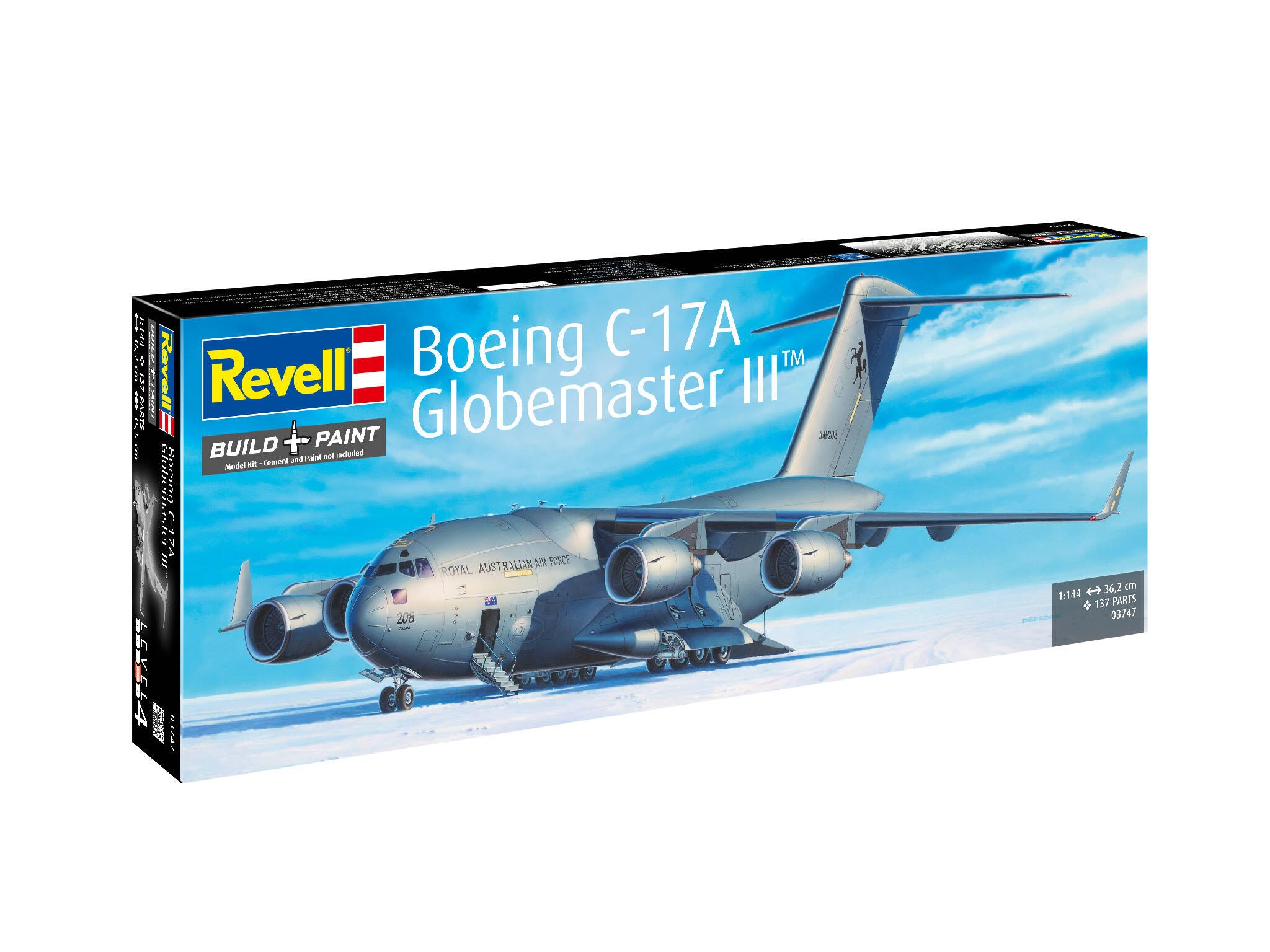 Revell Kit Boeing C-17A Globemaster Scara 1:144 Rev03747