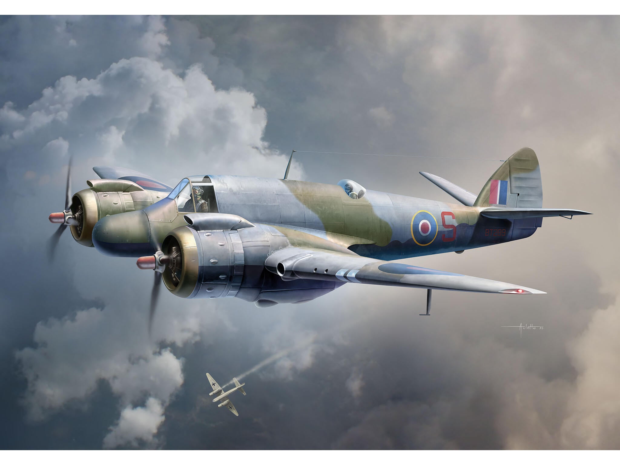 Set Macheta Revell Avion Bristol Beaufighter Mk. Vi Scara 1:48 Rev03767