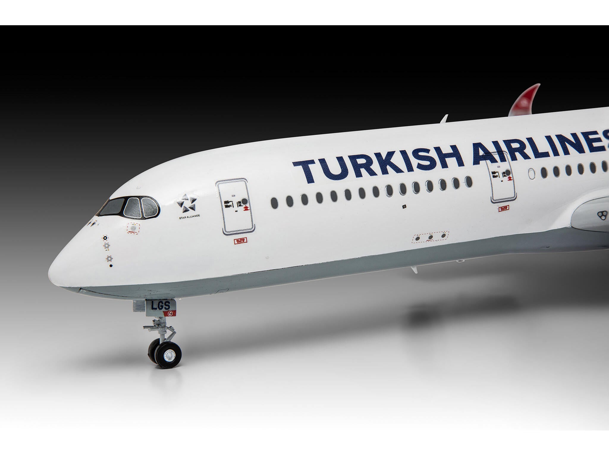 Set Macheta Revell Avion Airbus A350-900 Turkish Airlines Scara 1:144 Rev03773