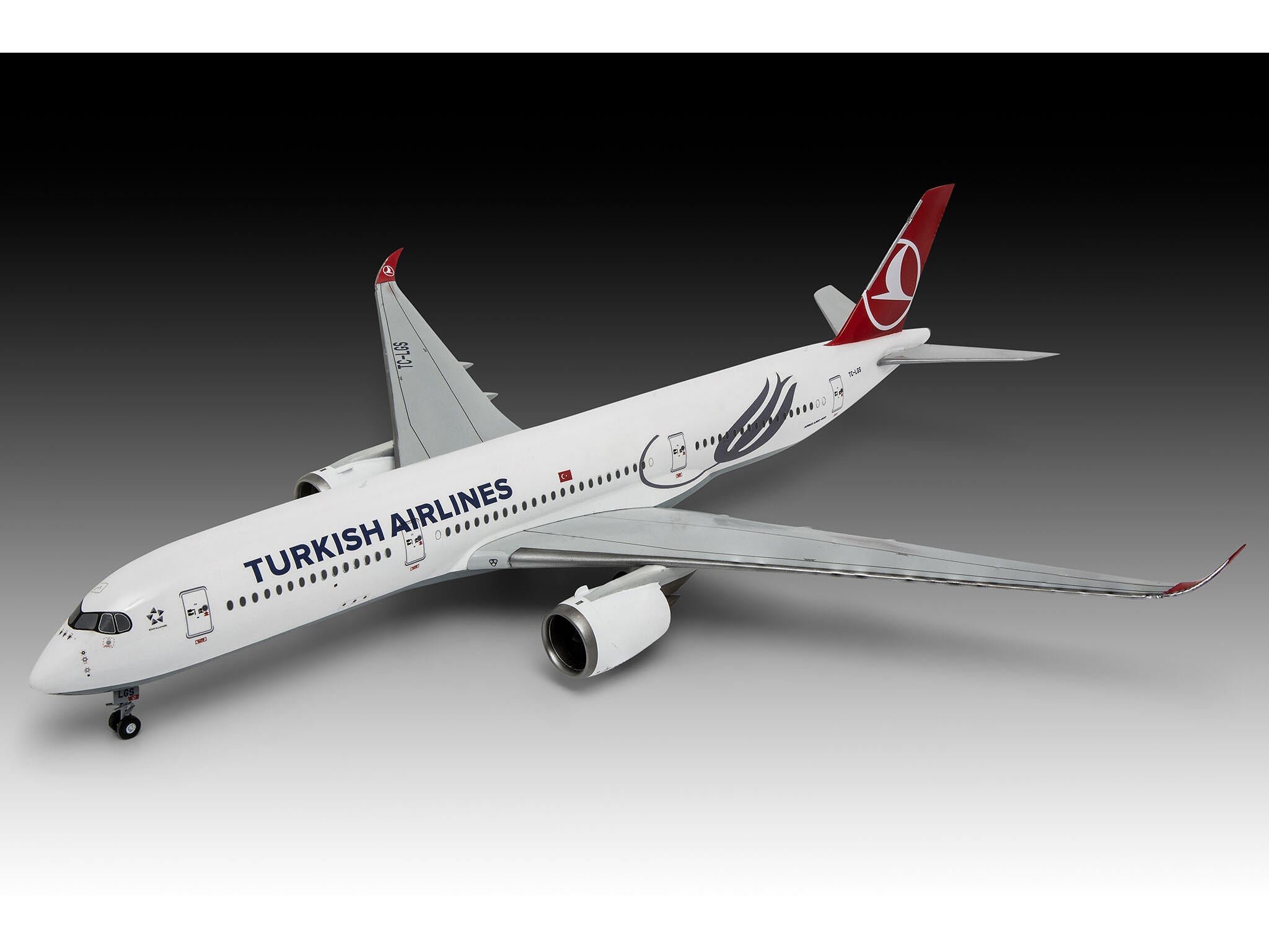 Set Macheta Revell Avion Airbus A350-900 Turkish Airlines Scara 1:144 Rev03773