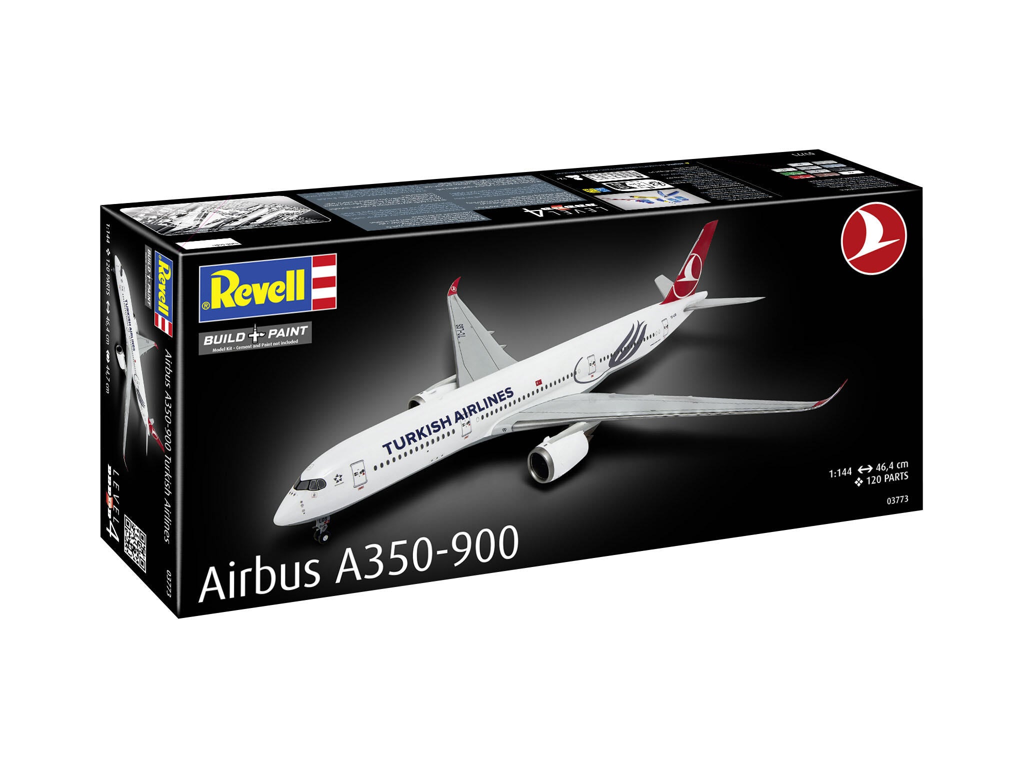 Set Macheta Revell Avion Airbus A350-900 Turkish Airlines Scara 1:144 Rev03773