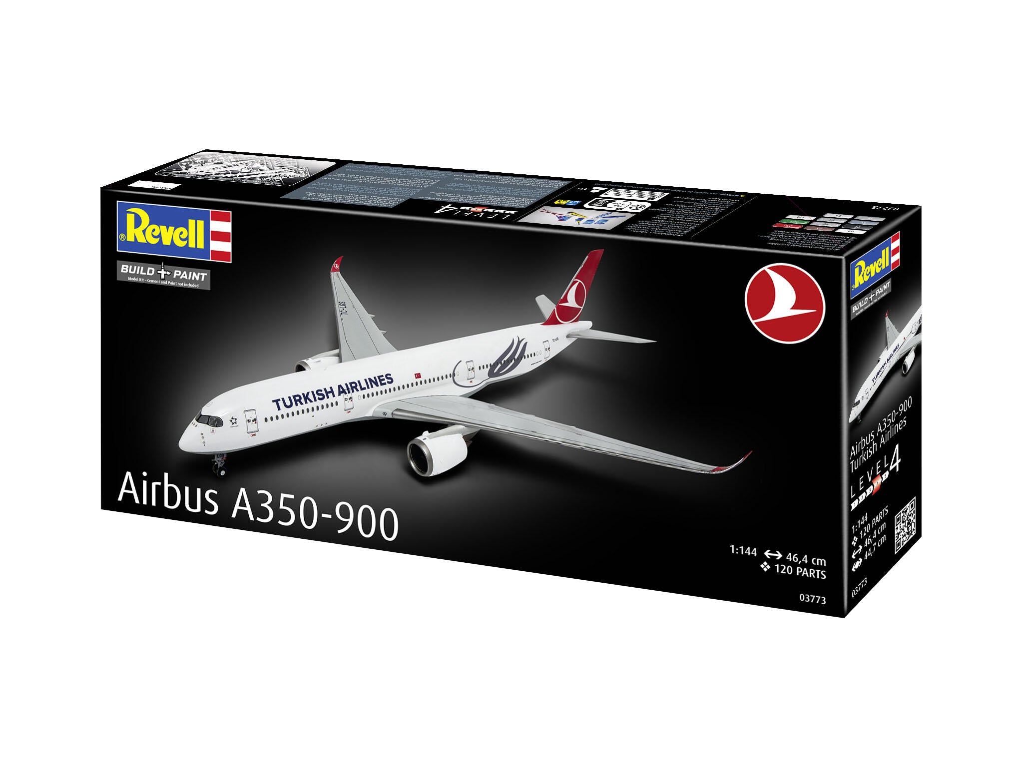 Set Macheta Revell Avion Airbus A350-900 Turkish Airlines Scara 1:144 Rev03773