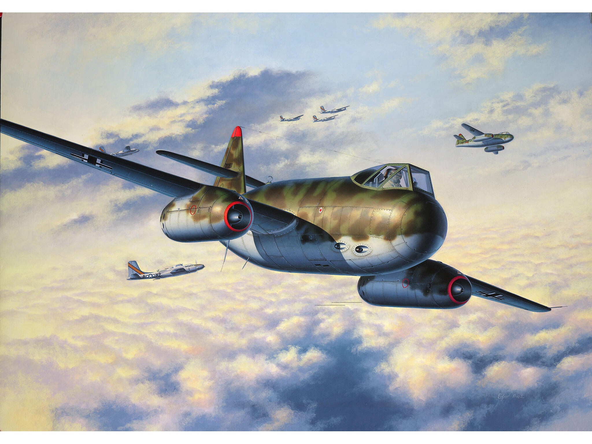 Revell Avion  Messerschmitt P.1099A - P-Series Rev03774