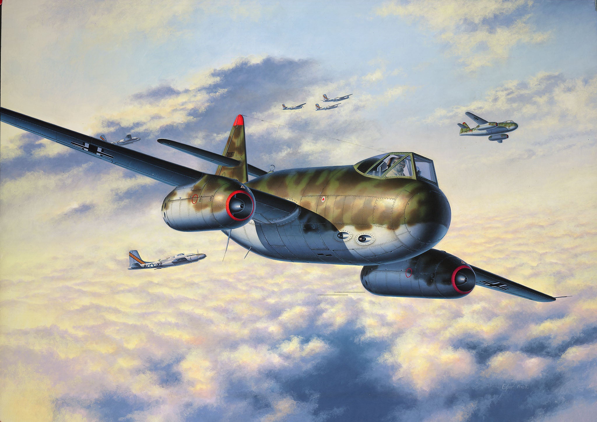 Revell Avion  Messerschmitt P.1099A - P-Series Rev03774