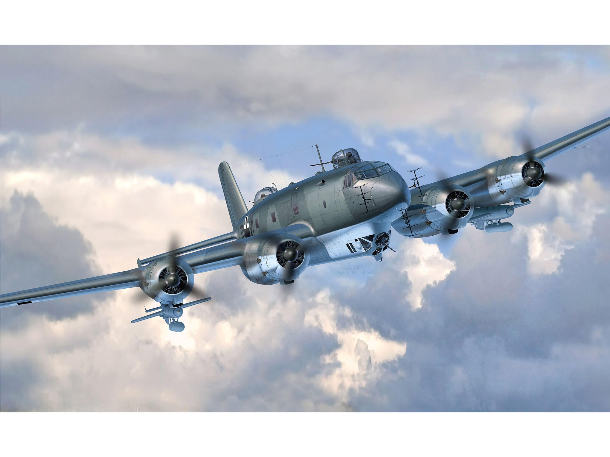 Set Macheta Revell Avion Focke-Wulf Fw 200 C-5/C-8 Condor Scara 1:72 Rev03777