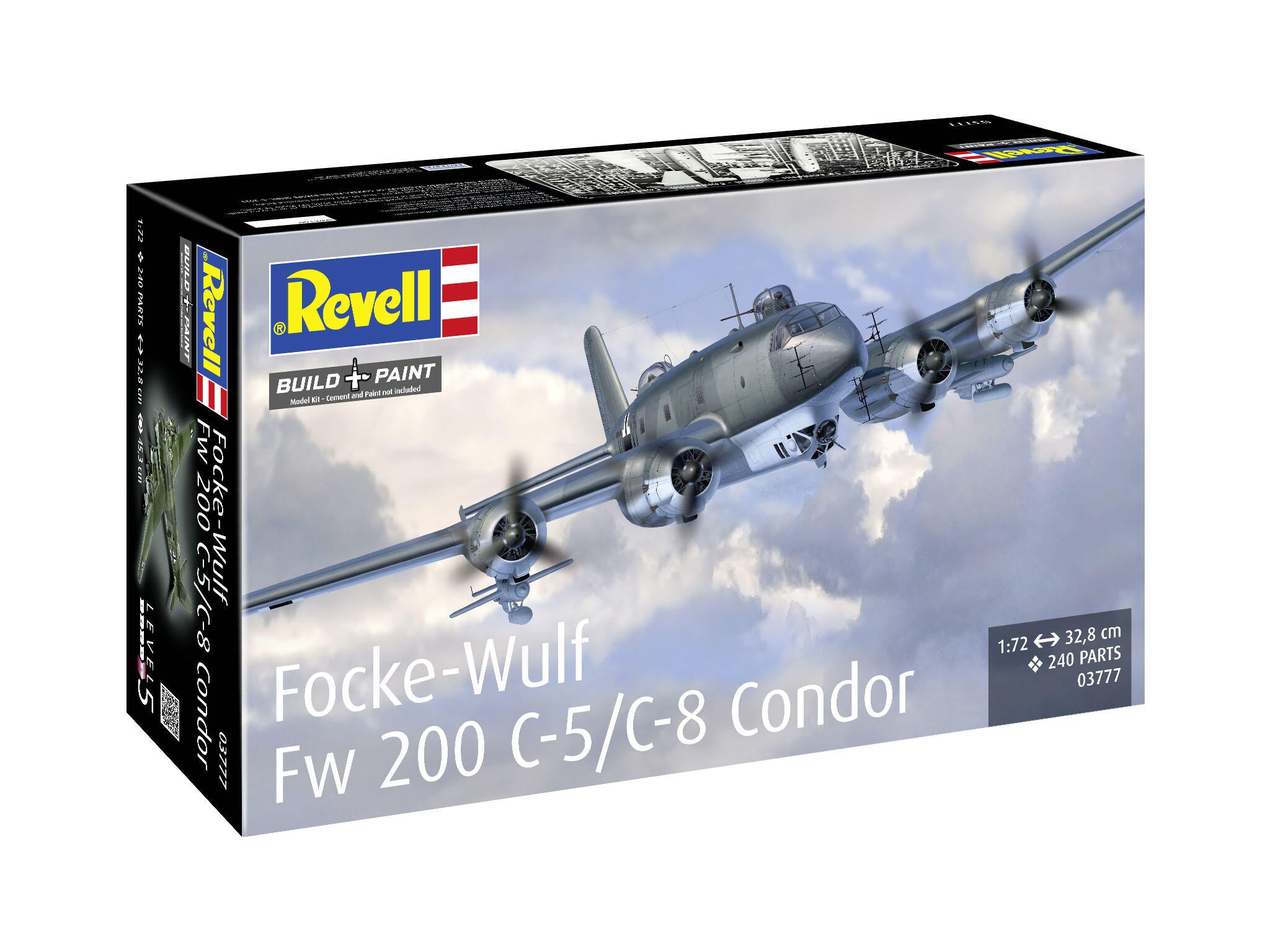 Set Macheta Revell Avion Focke-Wulf Fw 200 C-5/C-8 Condor Scara 1:72 Rev03777