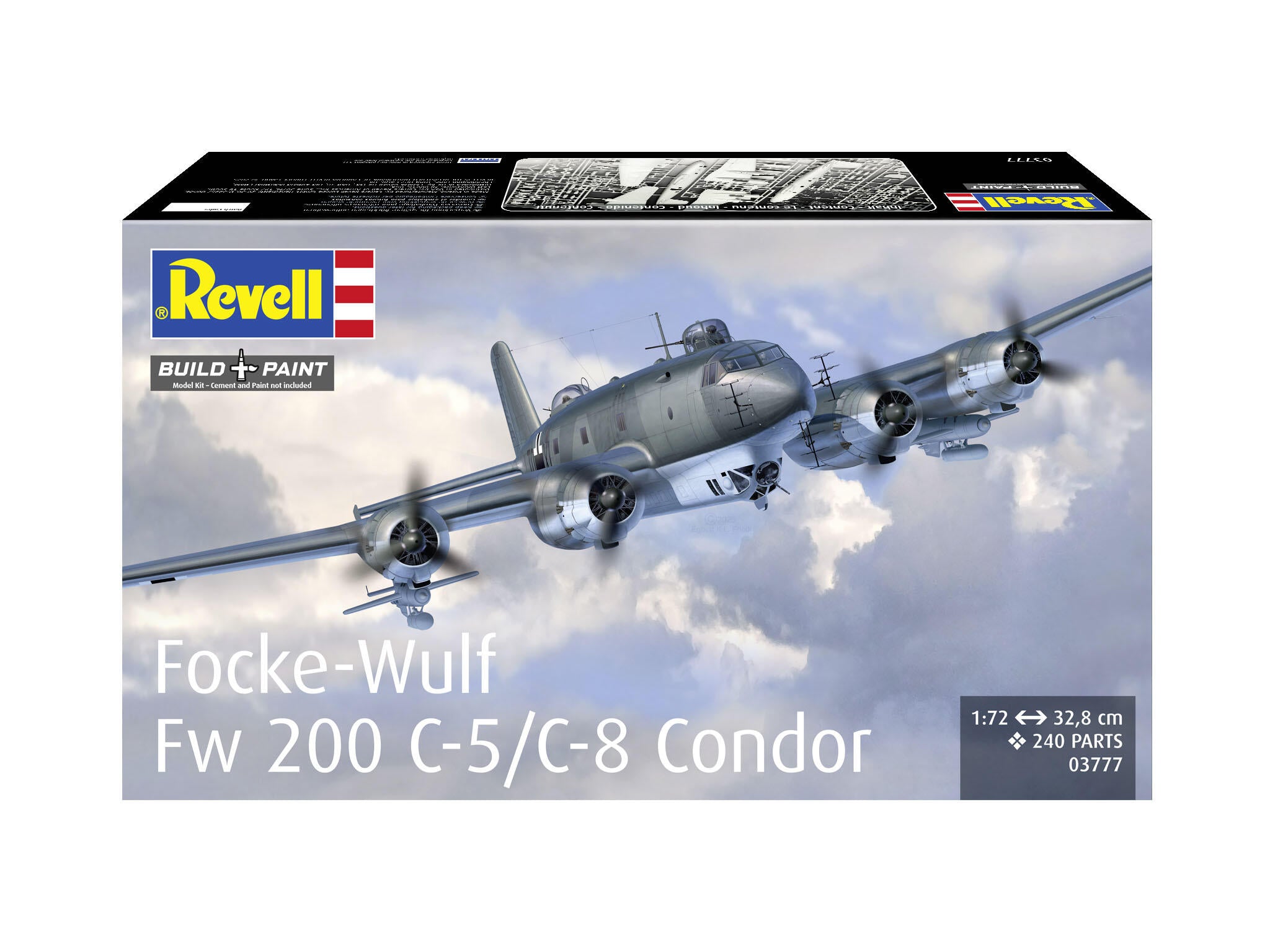 Set Macheta Revell Avion Focke-Wulf Fw 200 C-5/C-8 Condor Scara 1:72 Rev03777