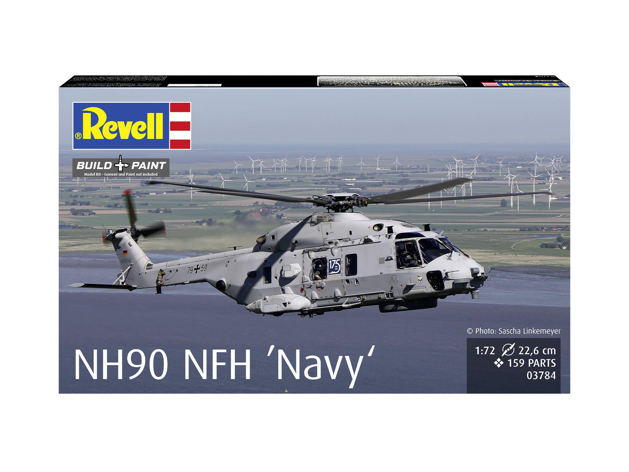 Set Macheta Revell Avion Nh90 Nfh Marina Scara 1:72 Rev03784