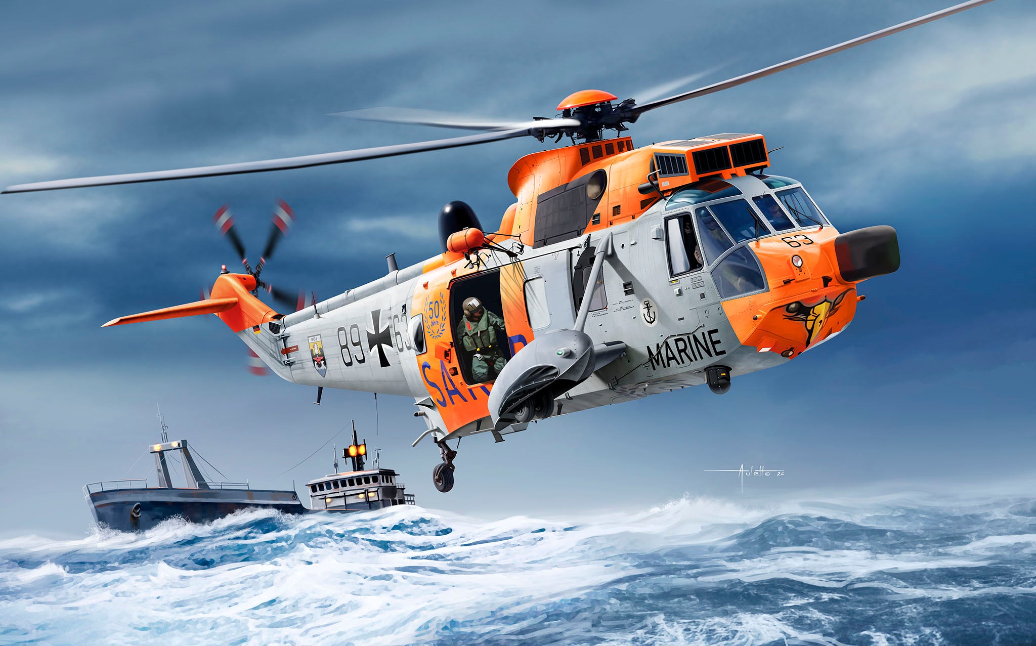 Revell Avion  Westland Sea King Mk.41/Hu.5 Rev03785