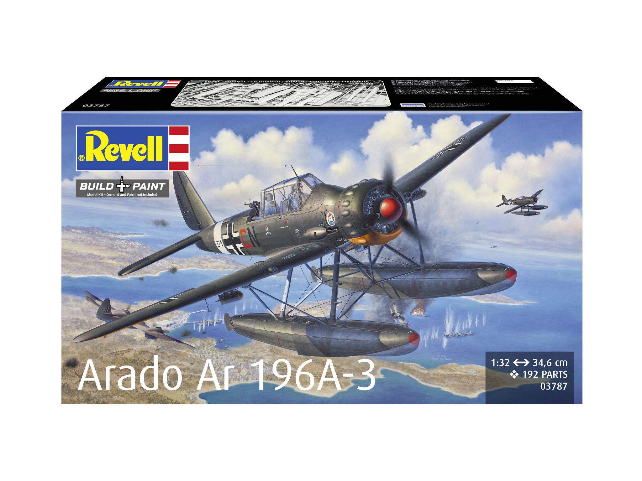 Revell Avion  Arado Ar196A-3 Seaplane Rev03787