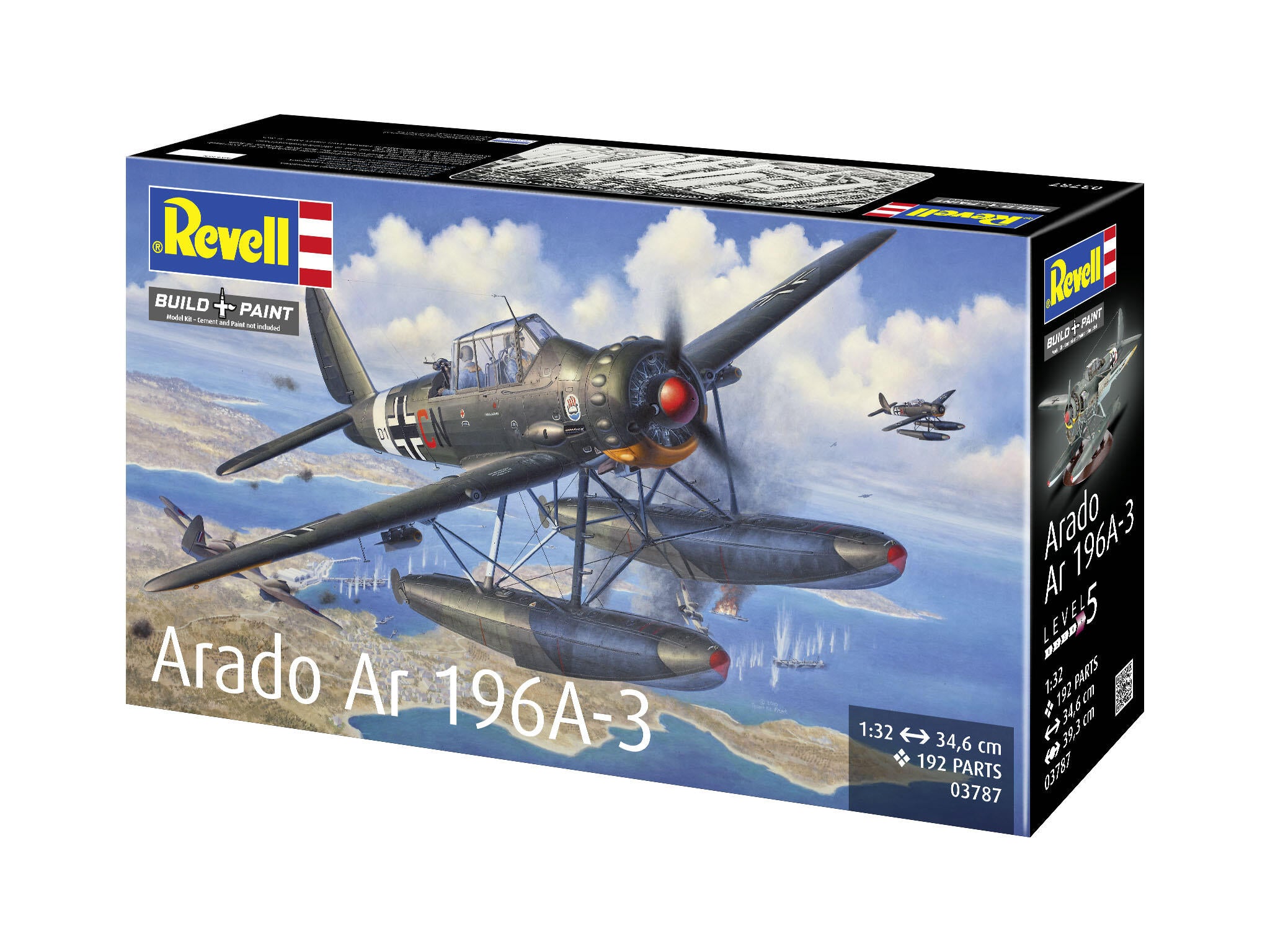 Revell Avion  Arado Ar196A-3 Seaplane Rev03787