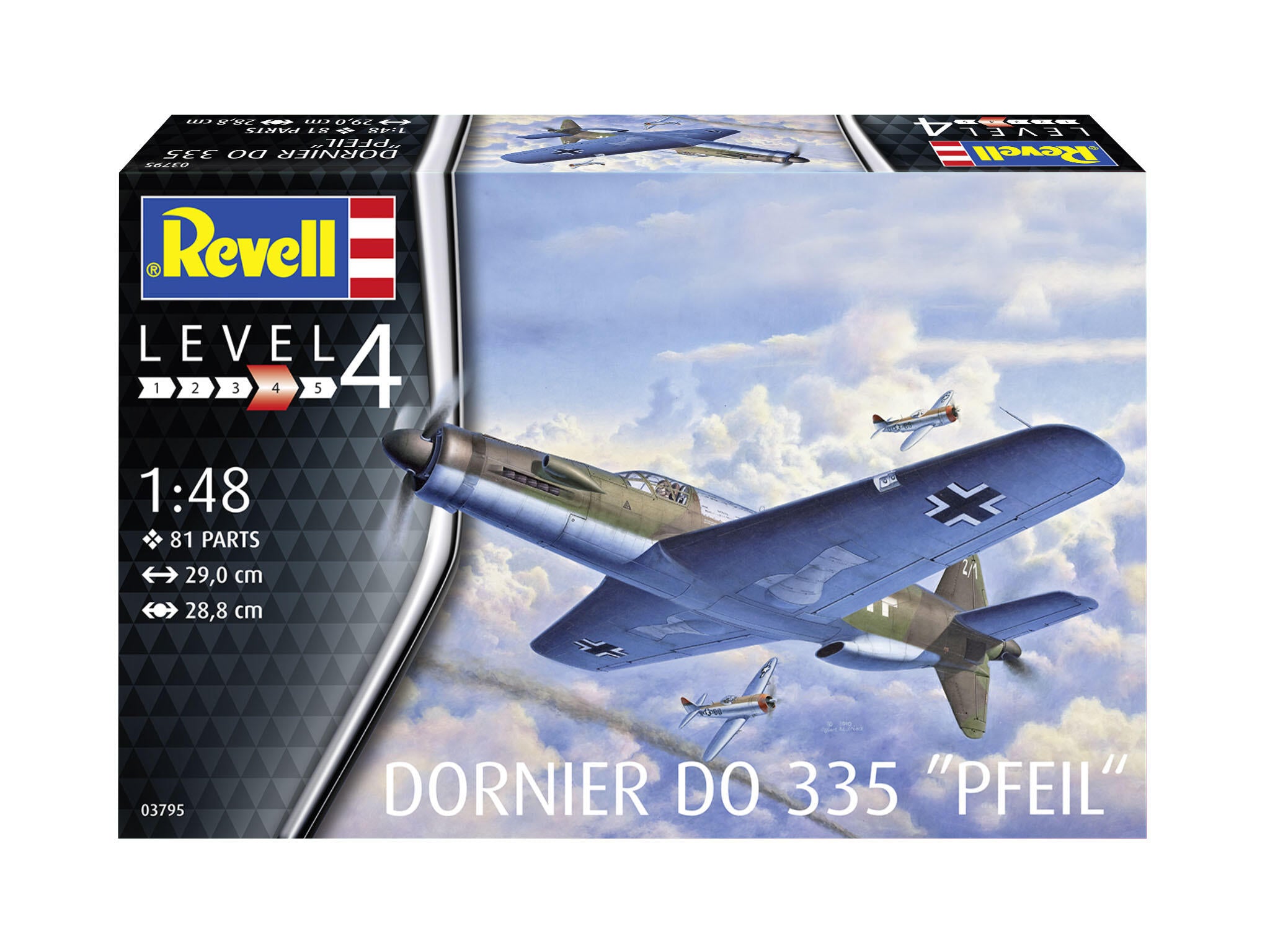 Revell Avion  Dornier Do 335 Pfeil Rev03795