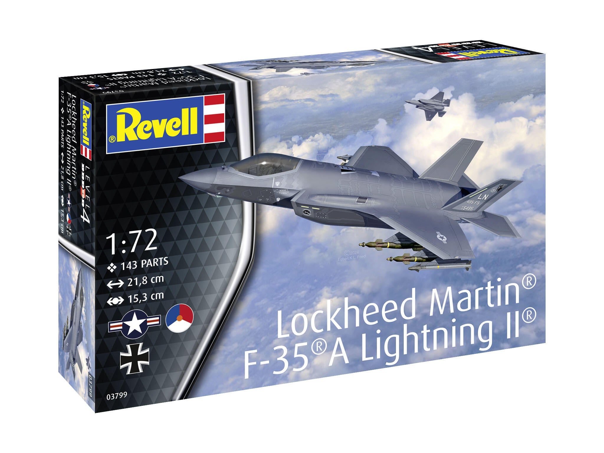 Revell Avion  Lockheed Martin F-35A Lightning Ii Rev03799