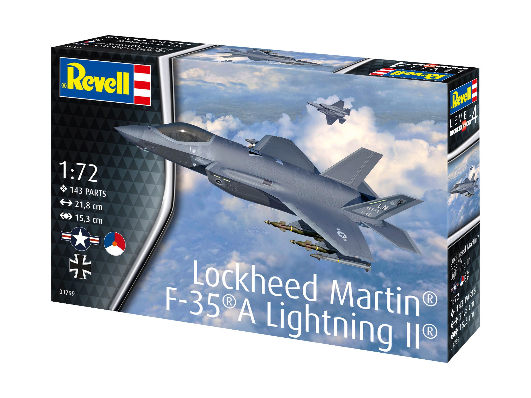 Revell Avion  Lockheed Martin F-35A Lightning Ii Rev03799