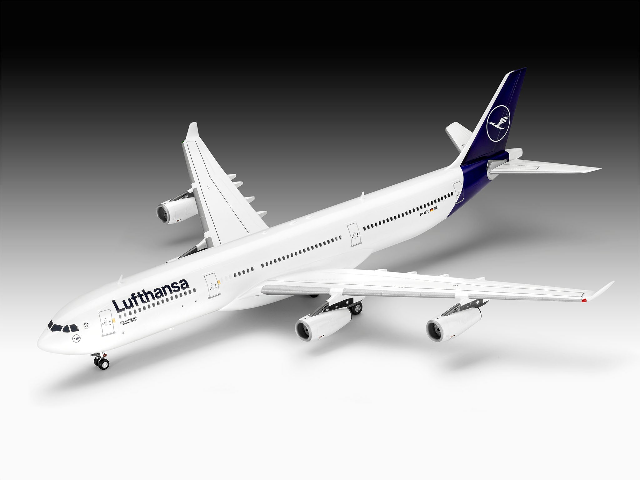 Avion Revell Airbus A340-300 Lufthansa New Livery Scara 1:144 Rev03803