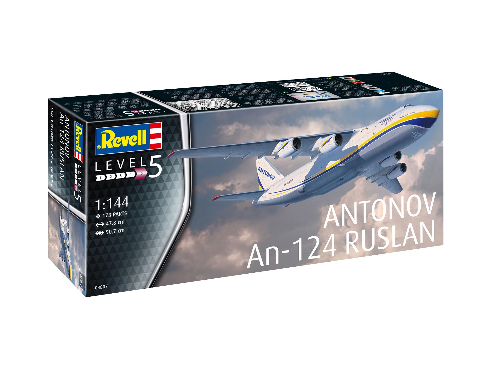 Avion Revell Antonov An-124 Ruslan Scara 1:144 Rev03807