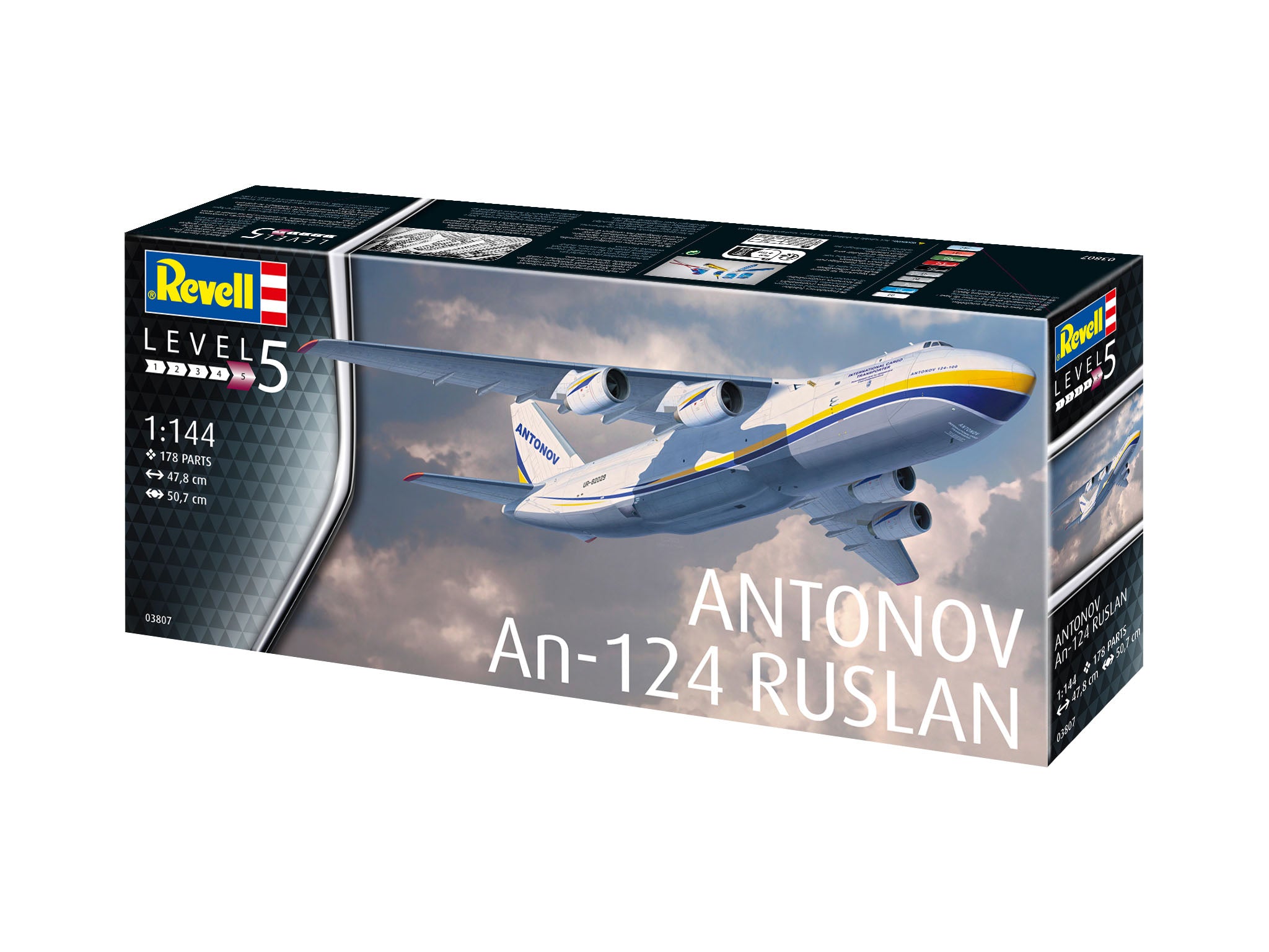 Avion Revell Antonov An-124 Ruslan Scara 1:144 Rev03807