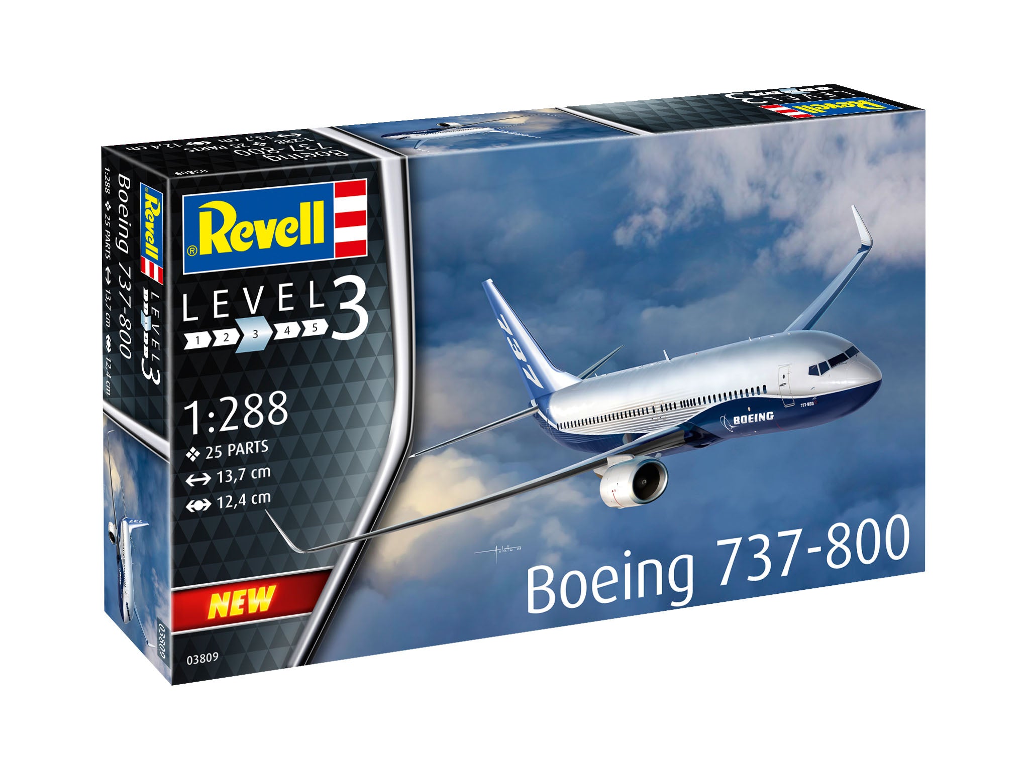 Avion Revell Boeing 737-800 Scara 1:288 Rev03809