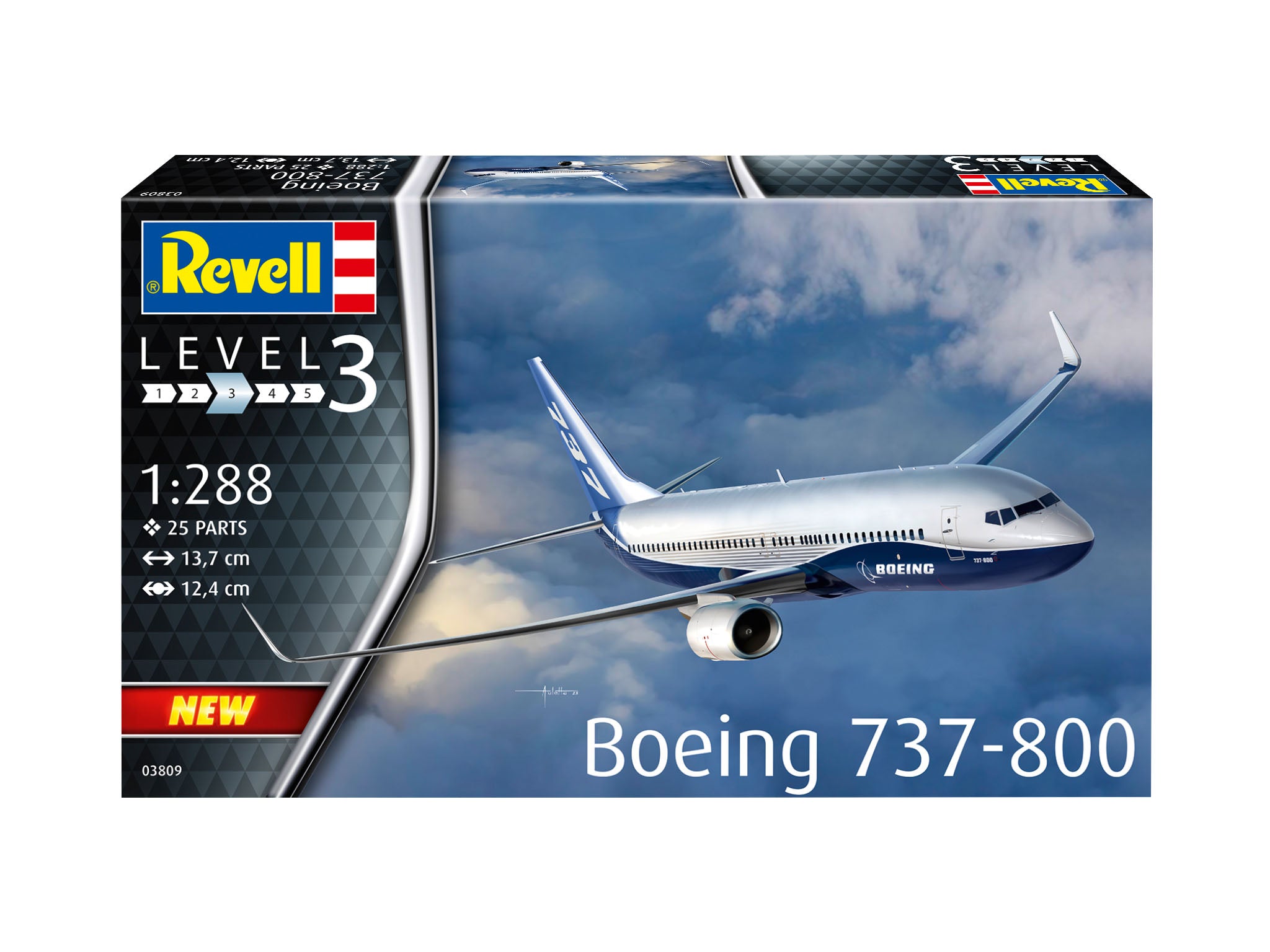 Avion Revell Boeing 737-800 Scara 1:288 Rev03809