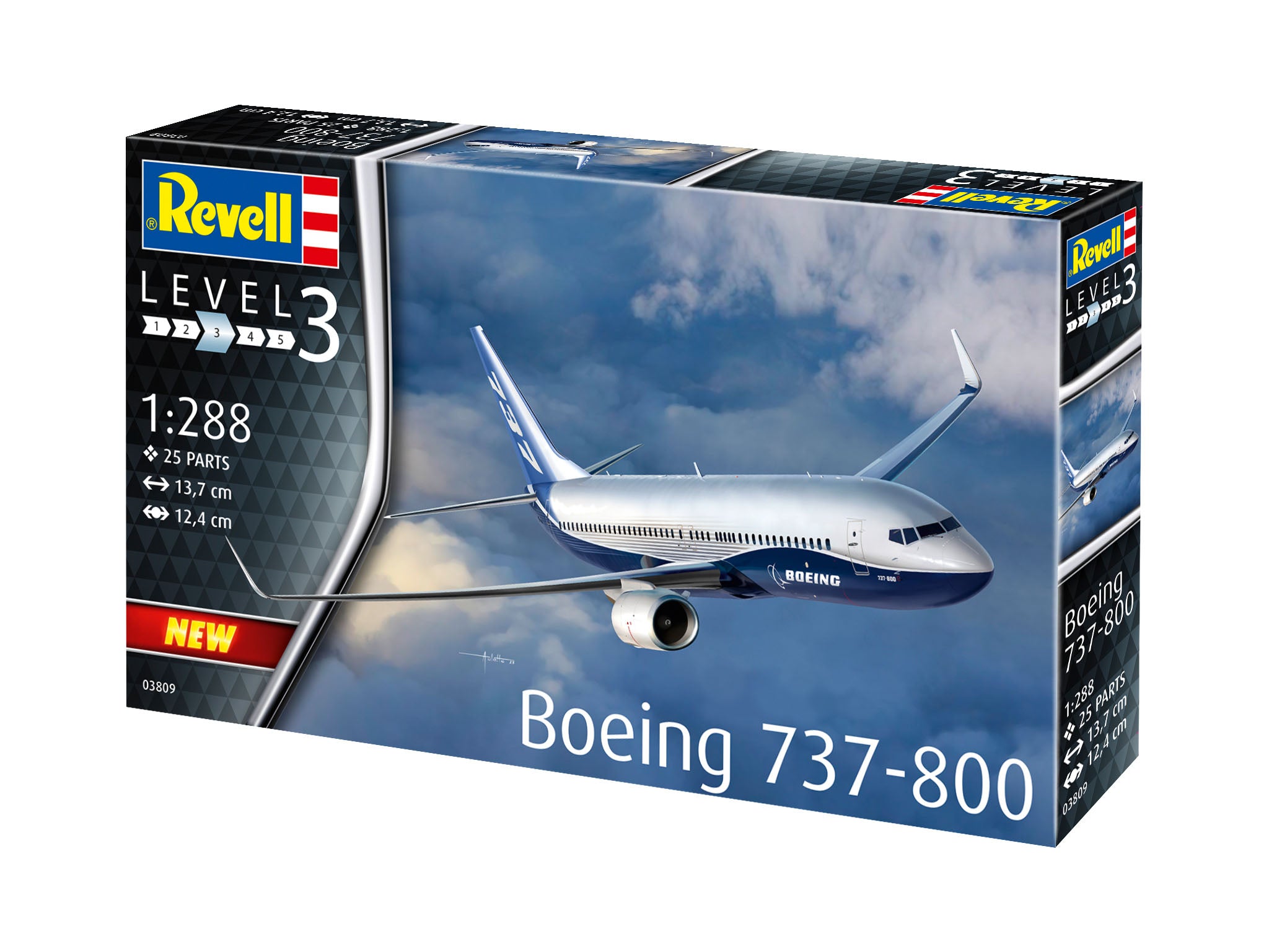 Avion Revell Boeing 737-800 Scara 1:288 Rev03809