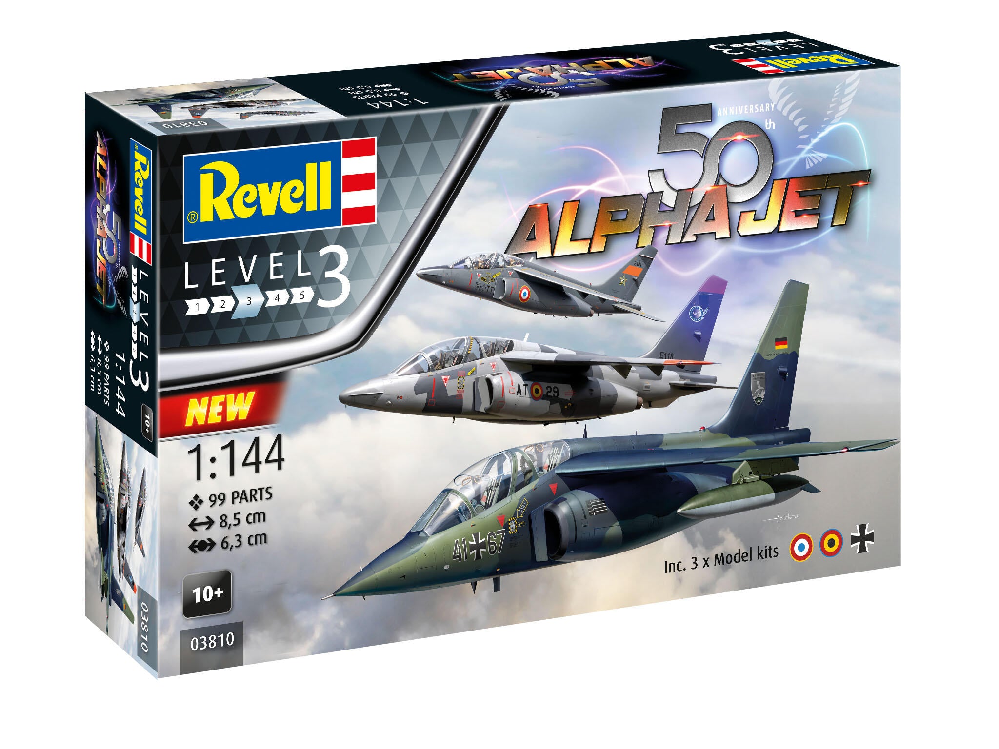 Revell Kit 50Th Anniversary Alpha Jet Rev03810