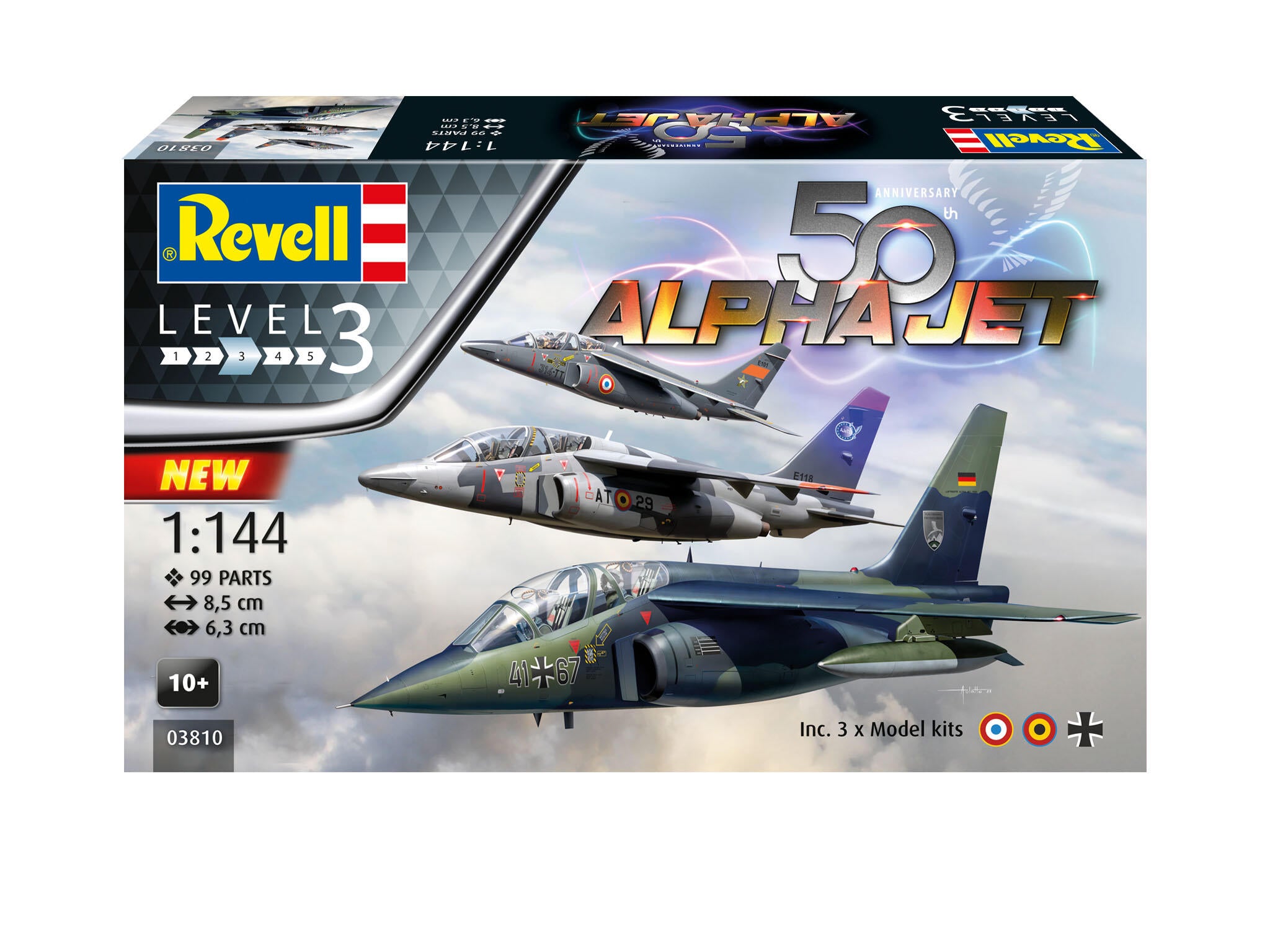 Revell Kit 50Th Anniversary Alpha Jet Rev03810