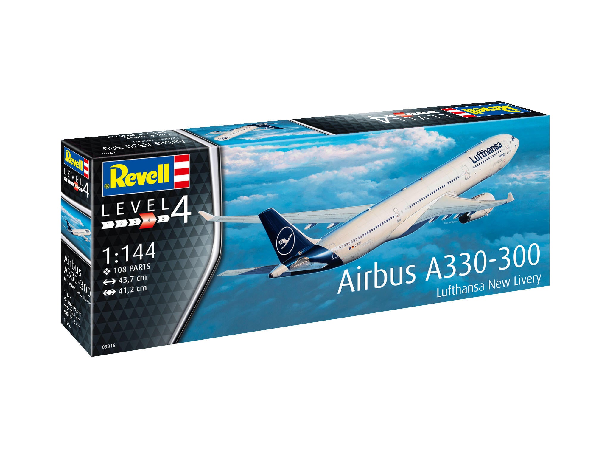Revell Avion  Airbus A330-300 Lufthansa New Livery Rev03816
