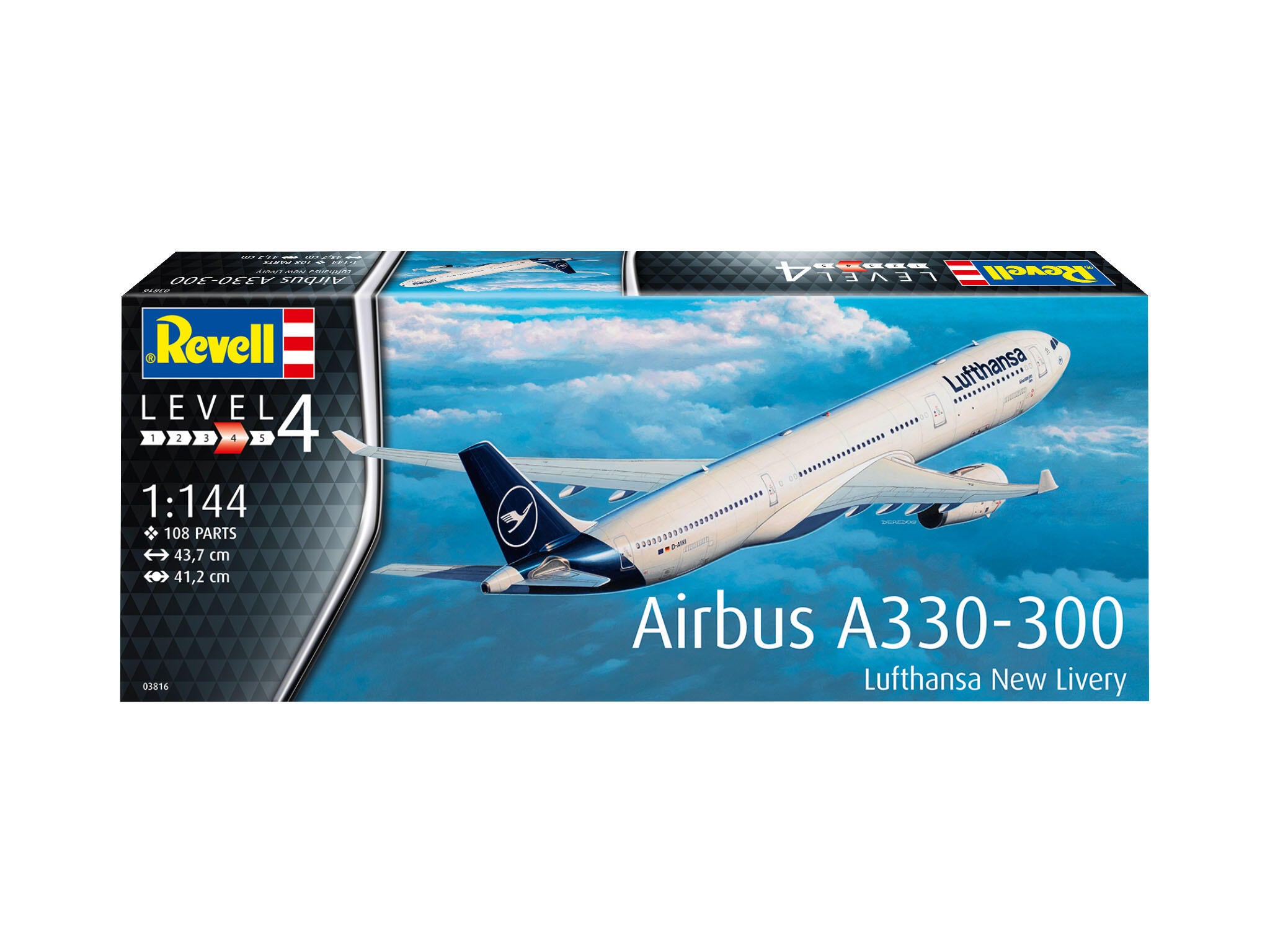 Revell Avion  Airbus A330-300 Lufthansa New Livery Rev03816