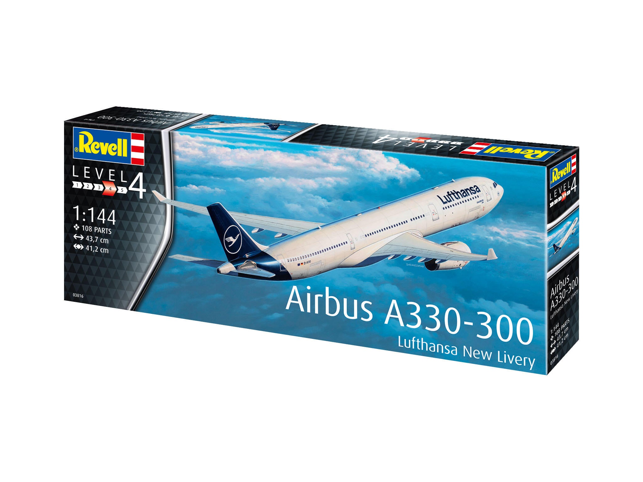 Revell Avion  Airbus A330-300 Lufthansa New Livery Rev03816