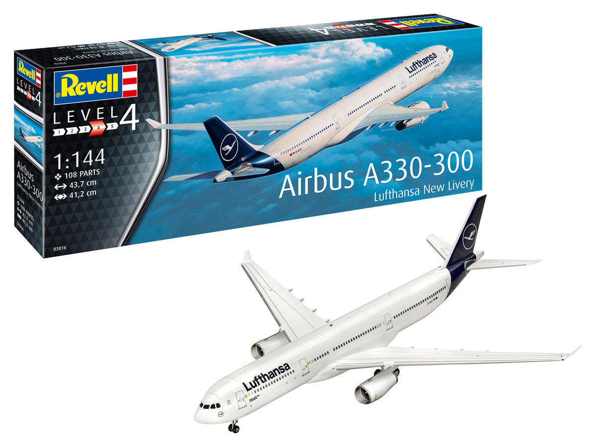 Revell Avion  Airbus A330-300 Lufthansa New Livery Rev03816