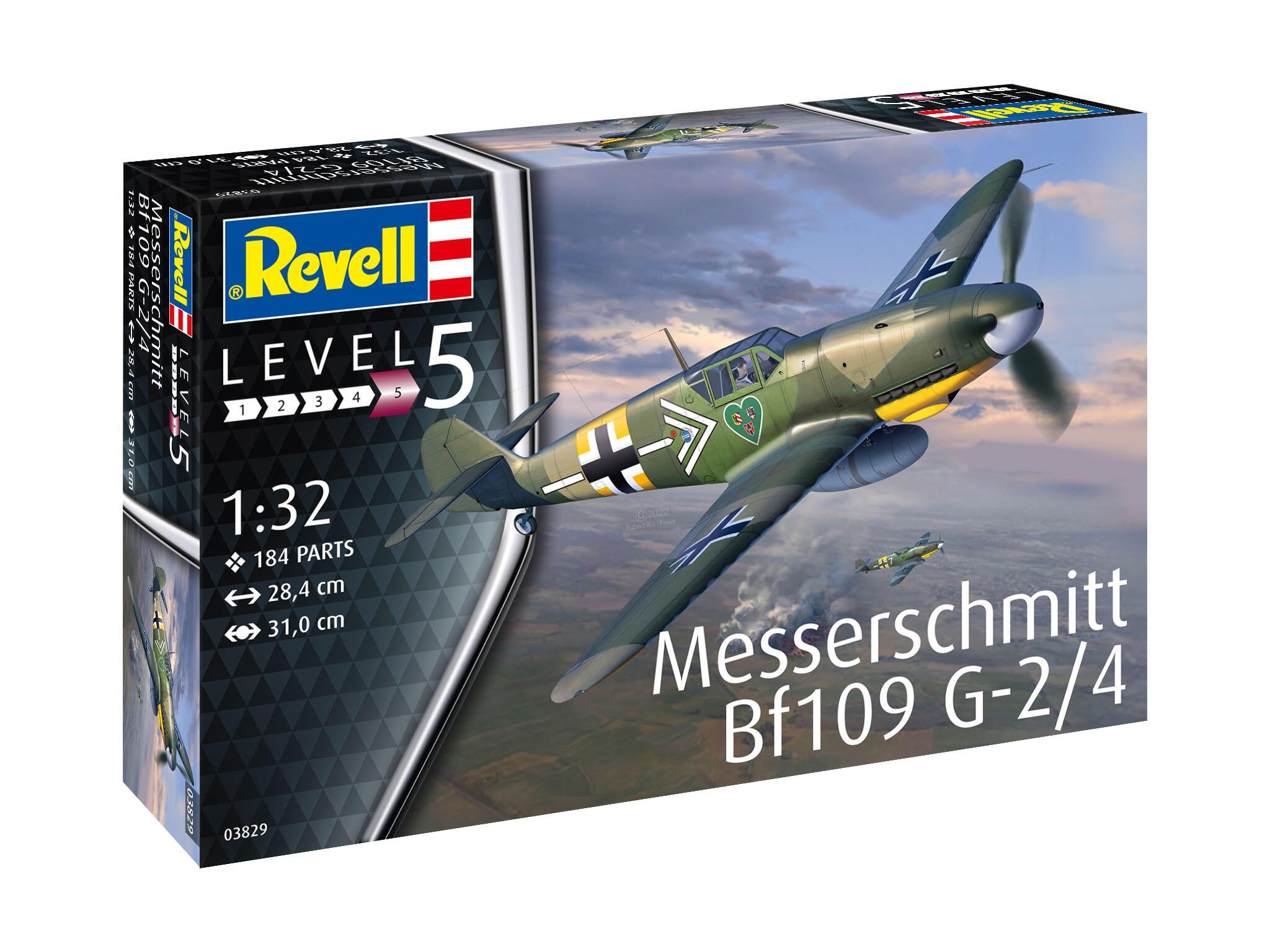 Revell Avion  Messerschmitt Bf109 G-2/4 Rev03829