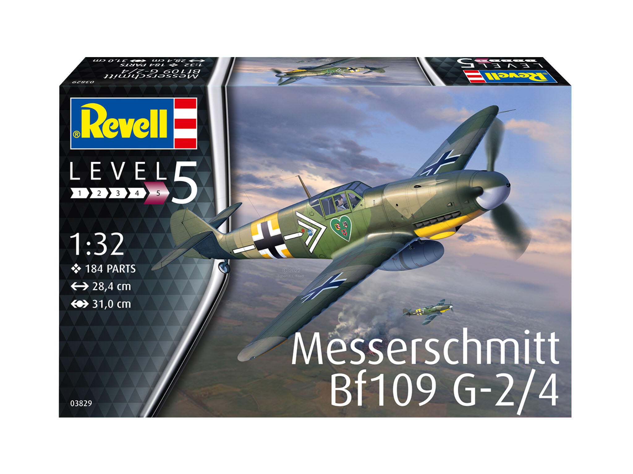 Revell Avion  Messerschmitt Bf109 G-2/4 Rev03829