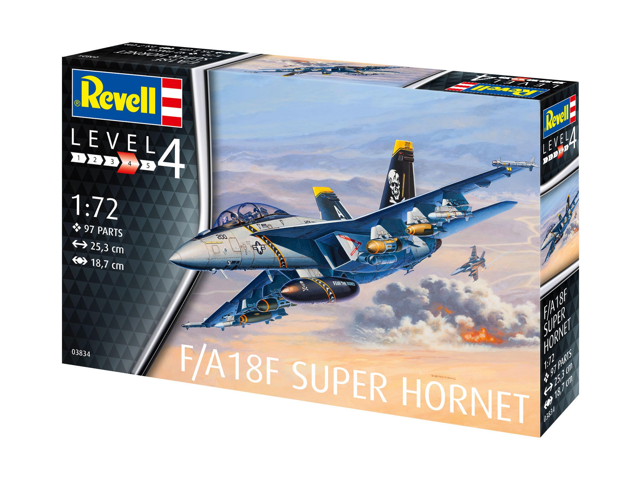 Revell Avion  F/A-18F Super Hornet Rev03834