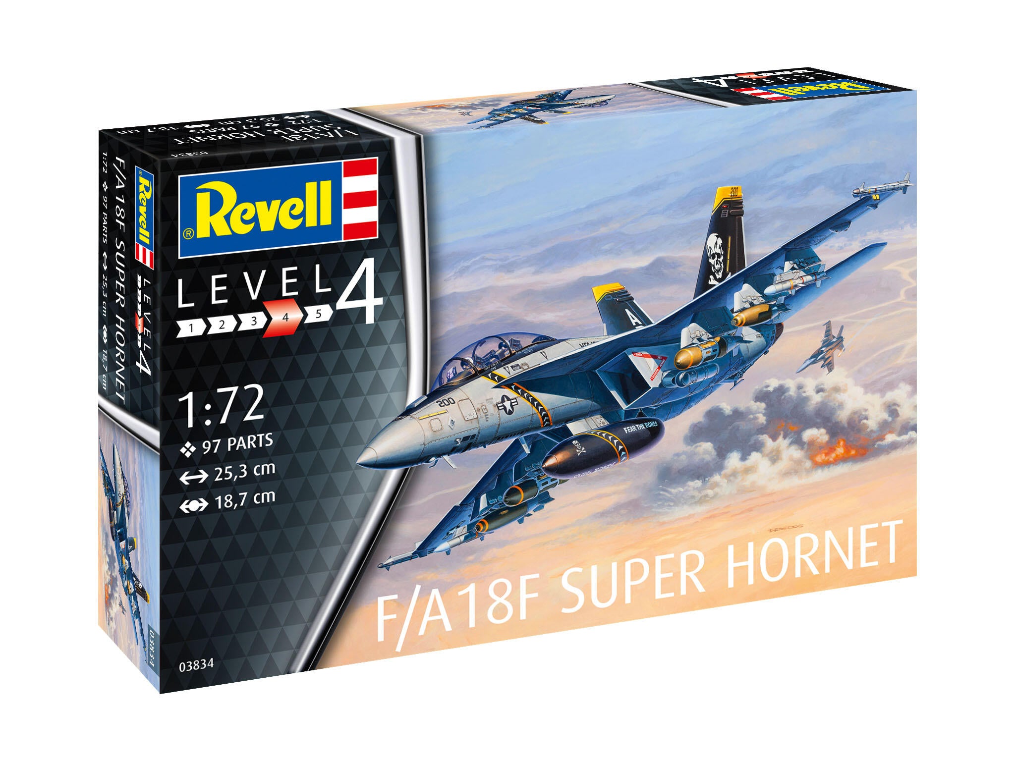 Revell Avion  F/A-18F Super Hornet Rev03834