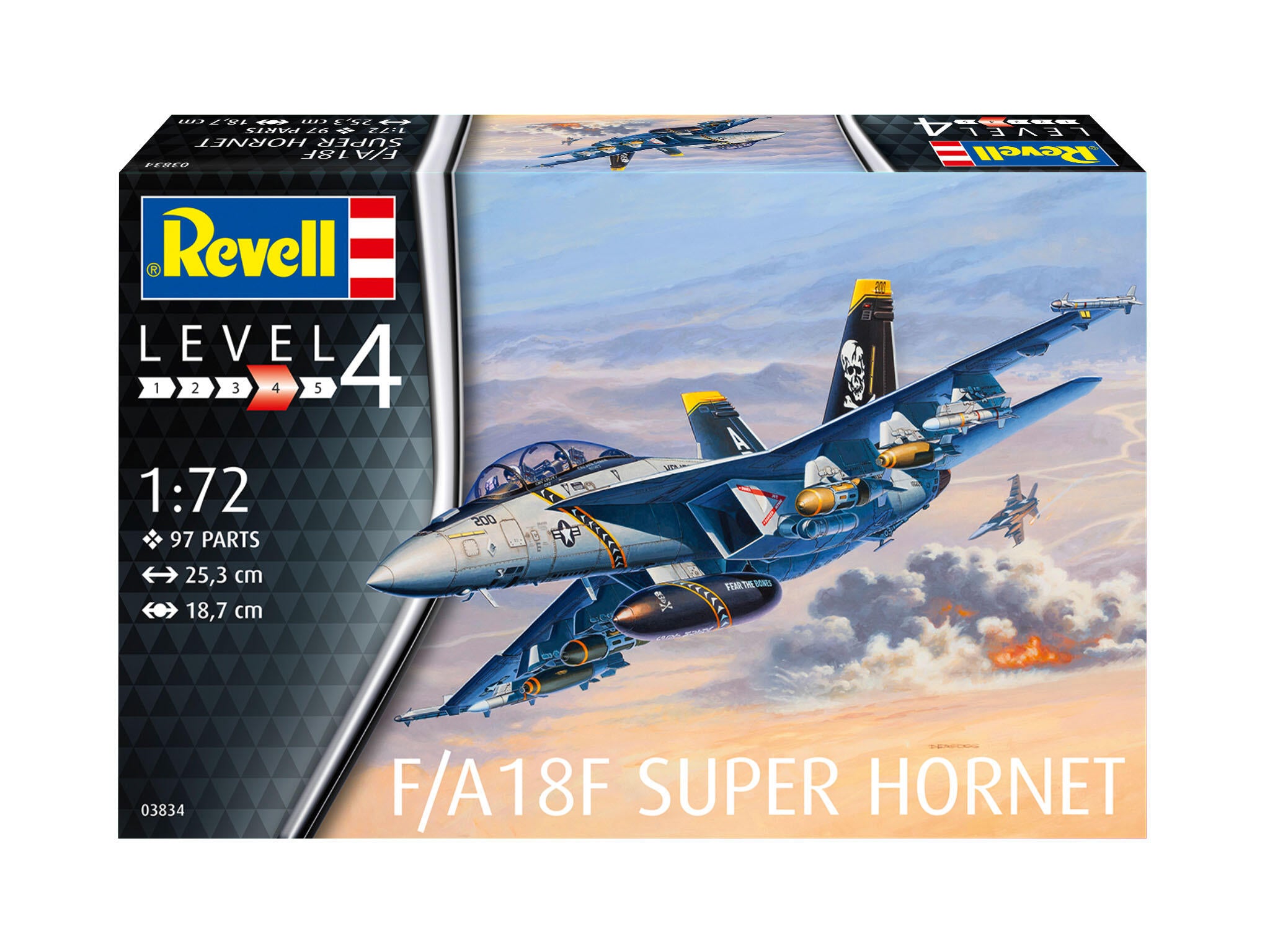 Revell Avion  F/A-18F Super Hornet Rev03834