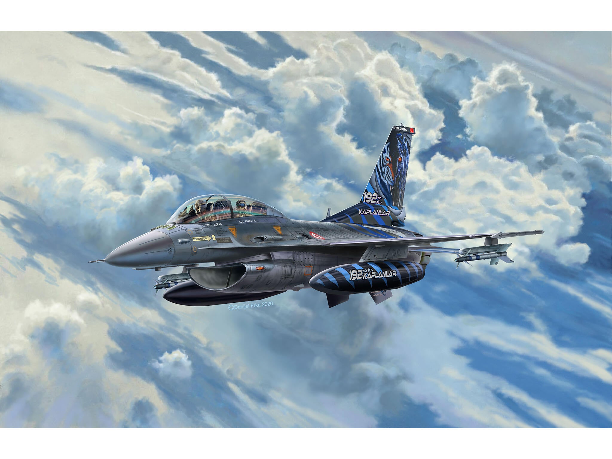 Revell Avion  Lockheed Martin F-16D Tigermeet 2014 Rev03844