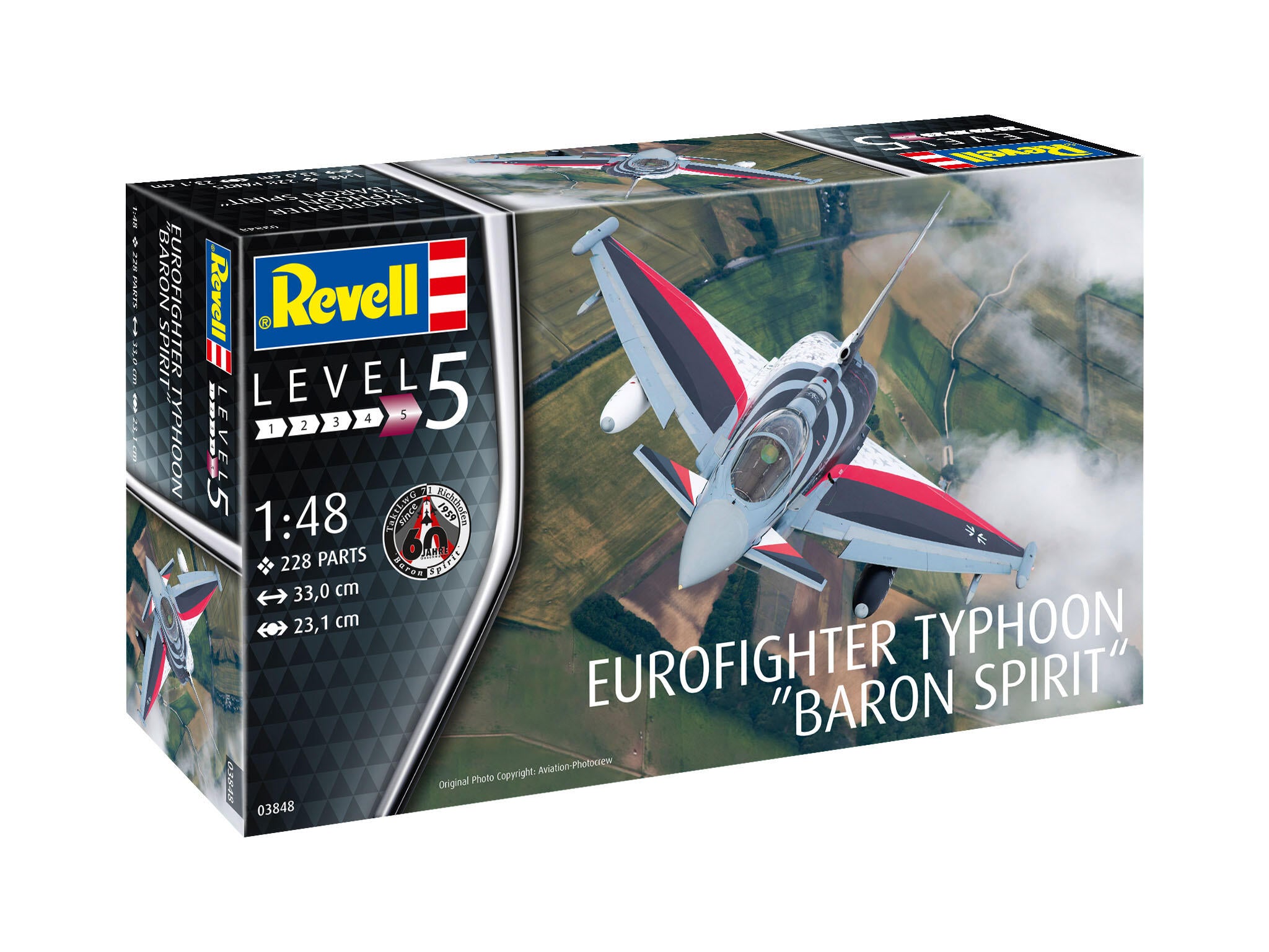 Set Macheta Revell Avion Eurofighter Typhoon – Baron Spirit Scara 1:48 Rev03848