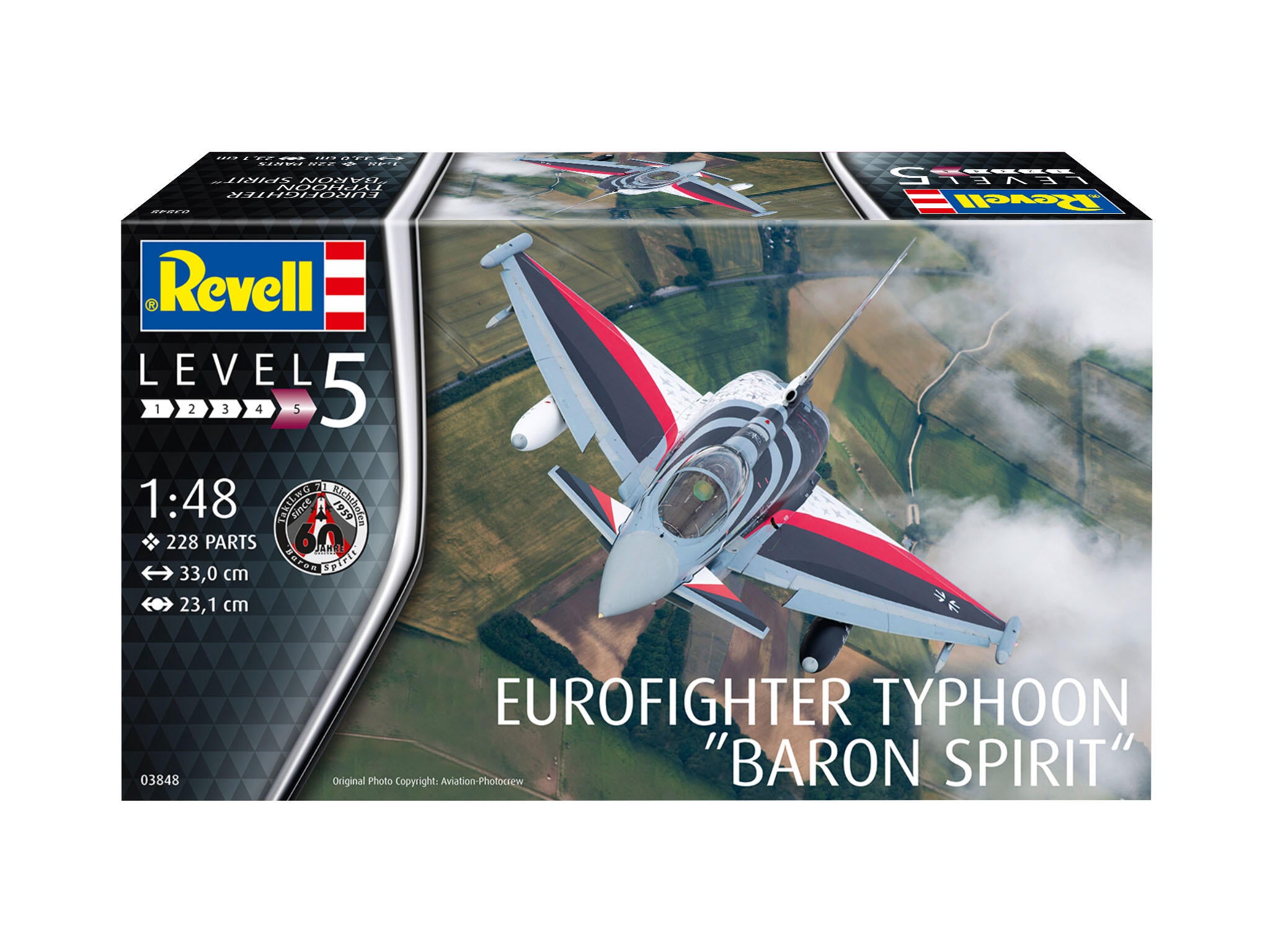 Set Macheta Revell Avion Eurofighter Typhoon – Baron Spirit Scara 1:48 Rev03848