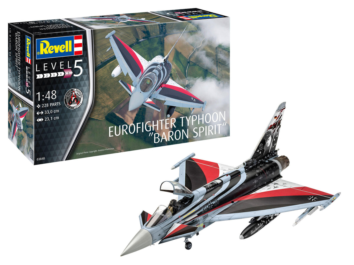 Set Macheta Revell Avion Eurofighter Typhoon – Baron Spirit Scara 1:48 Rev03848