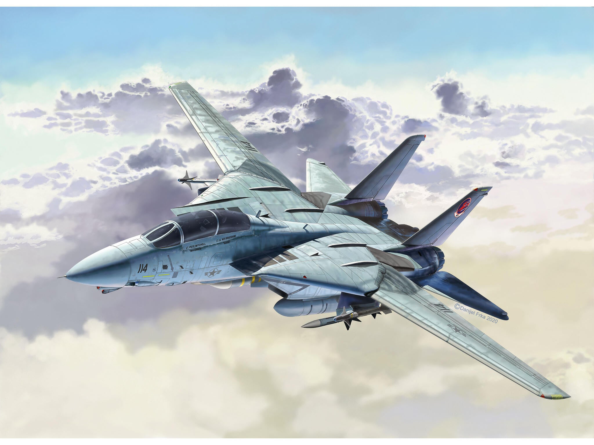 Revell Kit Mavericks F-14A Tomcat Scara 1:48 Rev03865