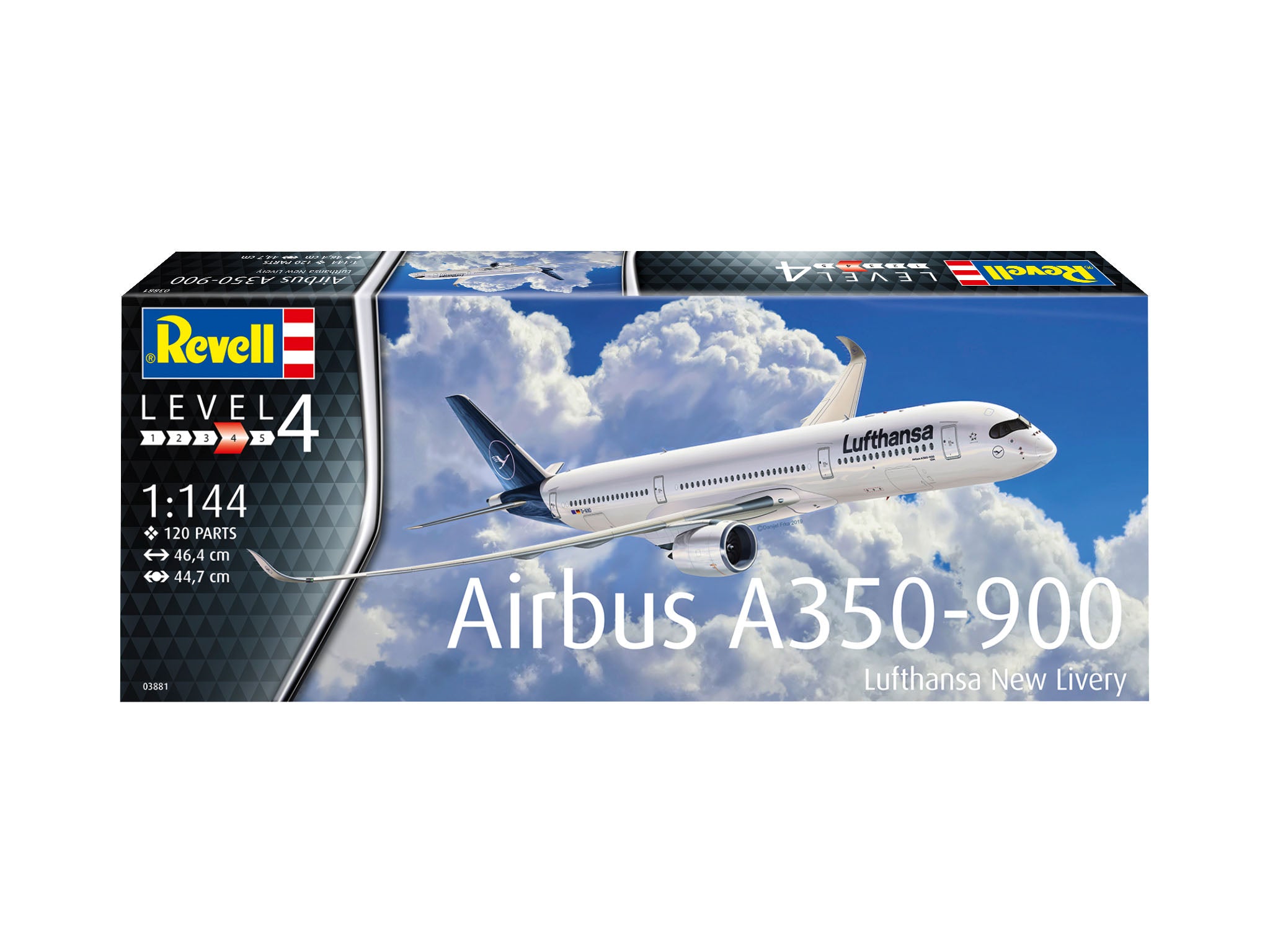 Avion Revell Airbus A350-900 Lufthansa New Livery Scara 1:144 Rev03881