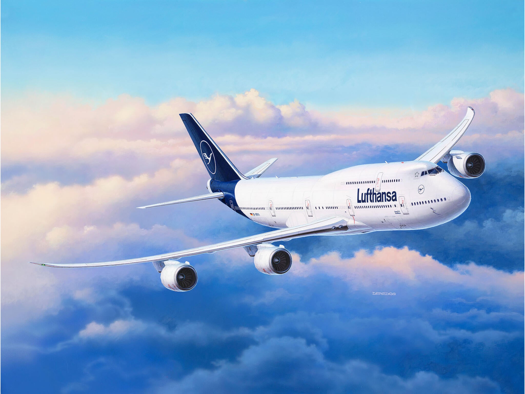 Revell Avion  Boeing 747-8 Lufthansa New Livery Rev03891