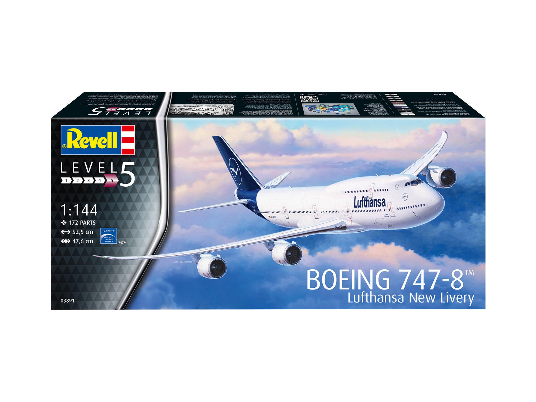 Revell Avion  Boeing 747-8 Lufthansa New Livery Rev03891