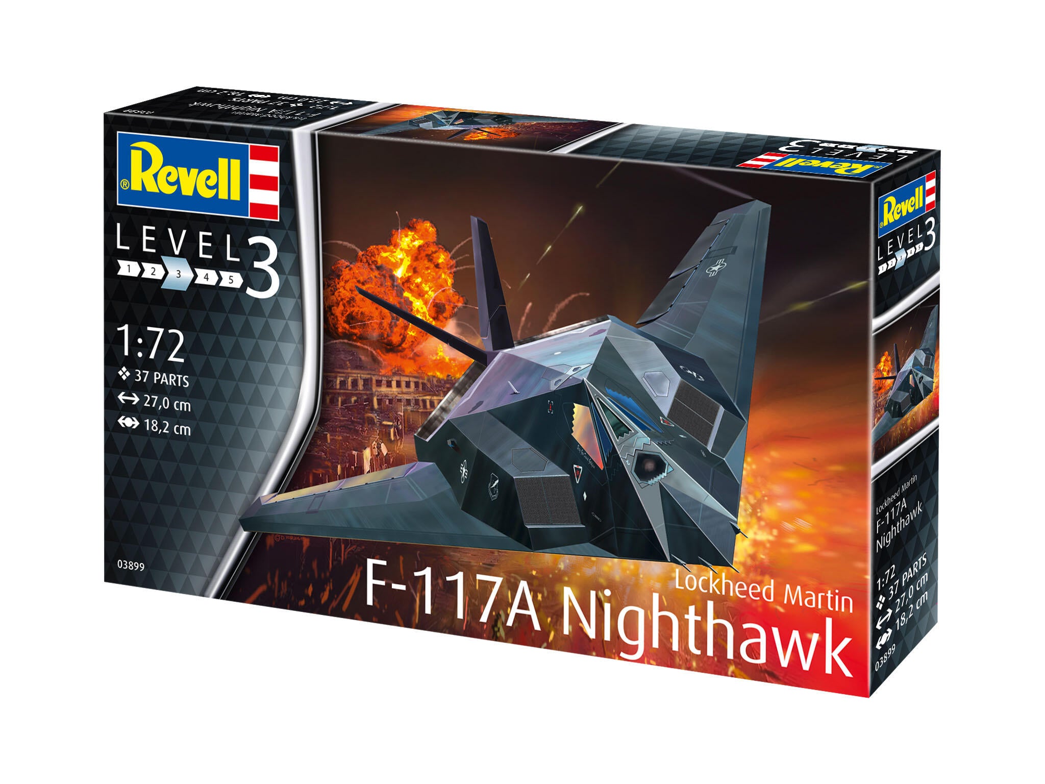 Revell Avion  Lockheed Martin F-117A Nighthawk Stealth Fighter Rev03899