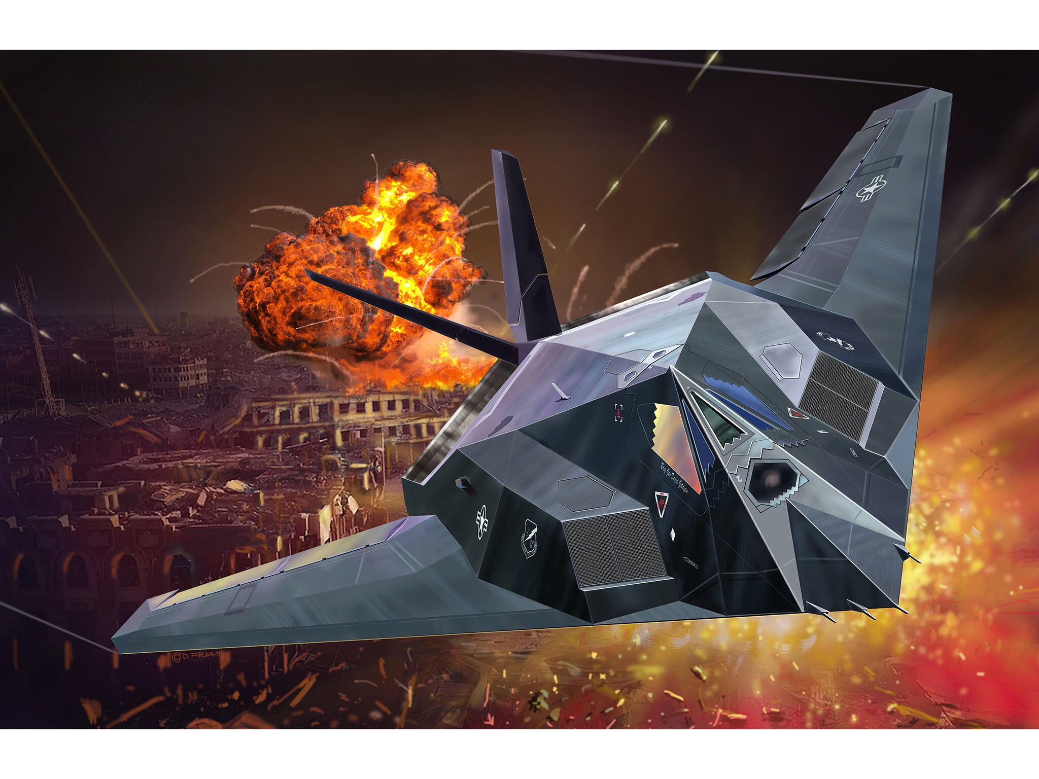 Revell Avion  Lockheed Martin F-117A Nighthawk Stealth Fighter Rev03899