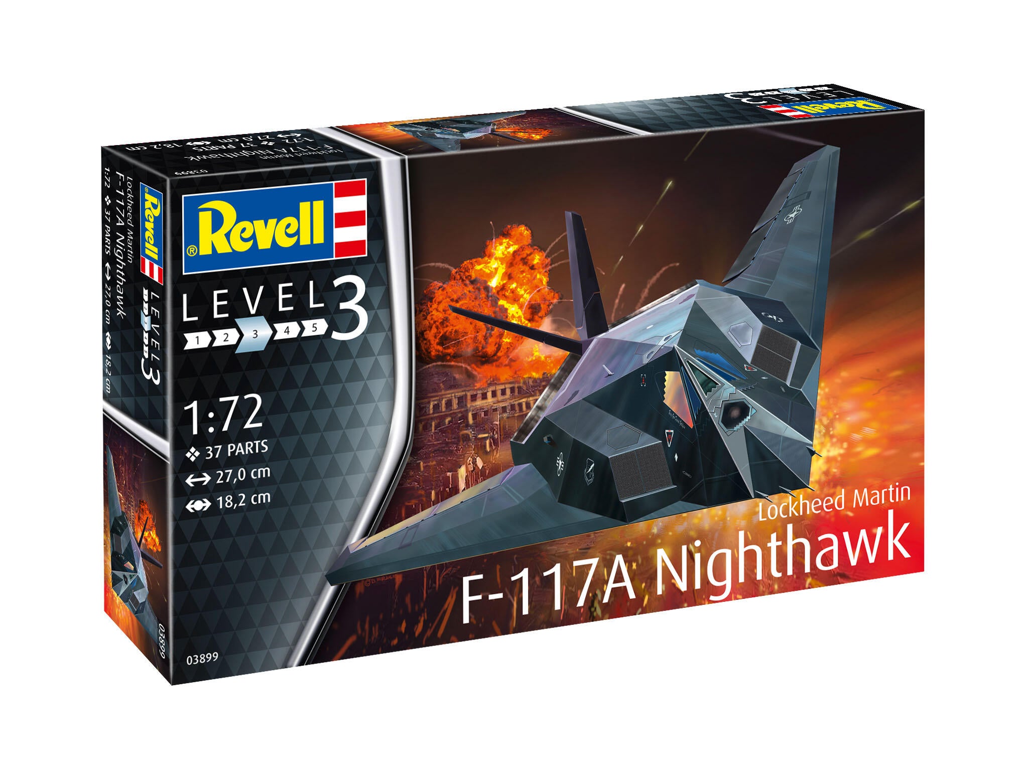 Revell Avion  Lockheed Martin F-117A Nighthawk Stealth Fighter Rev03899